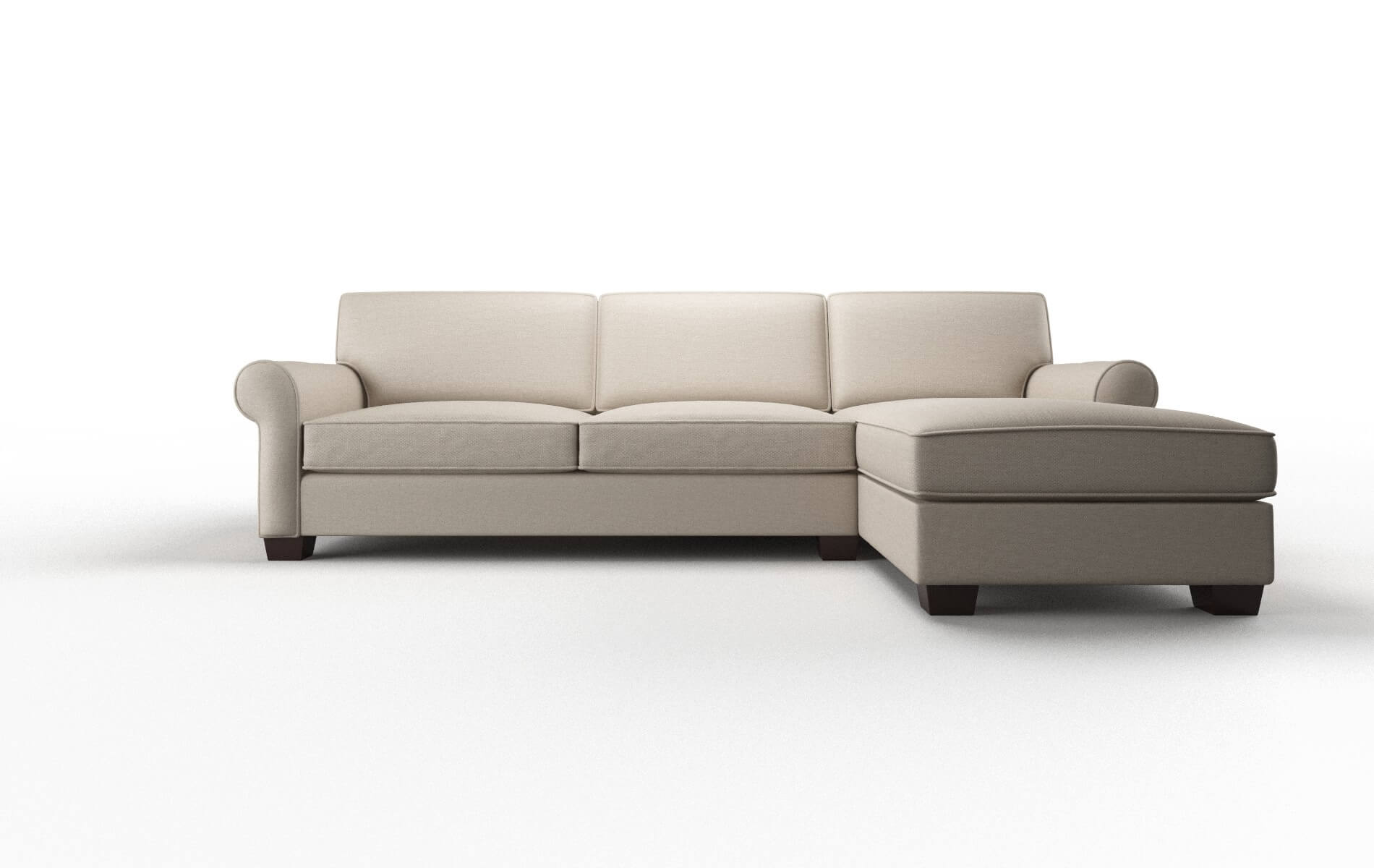 Isabel Oscar linen Panel Espresso Legs  1