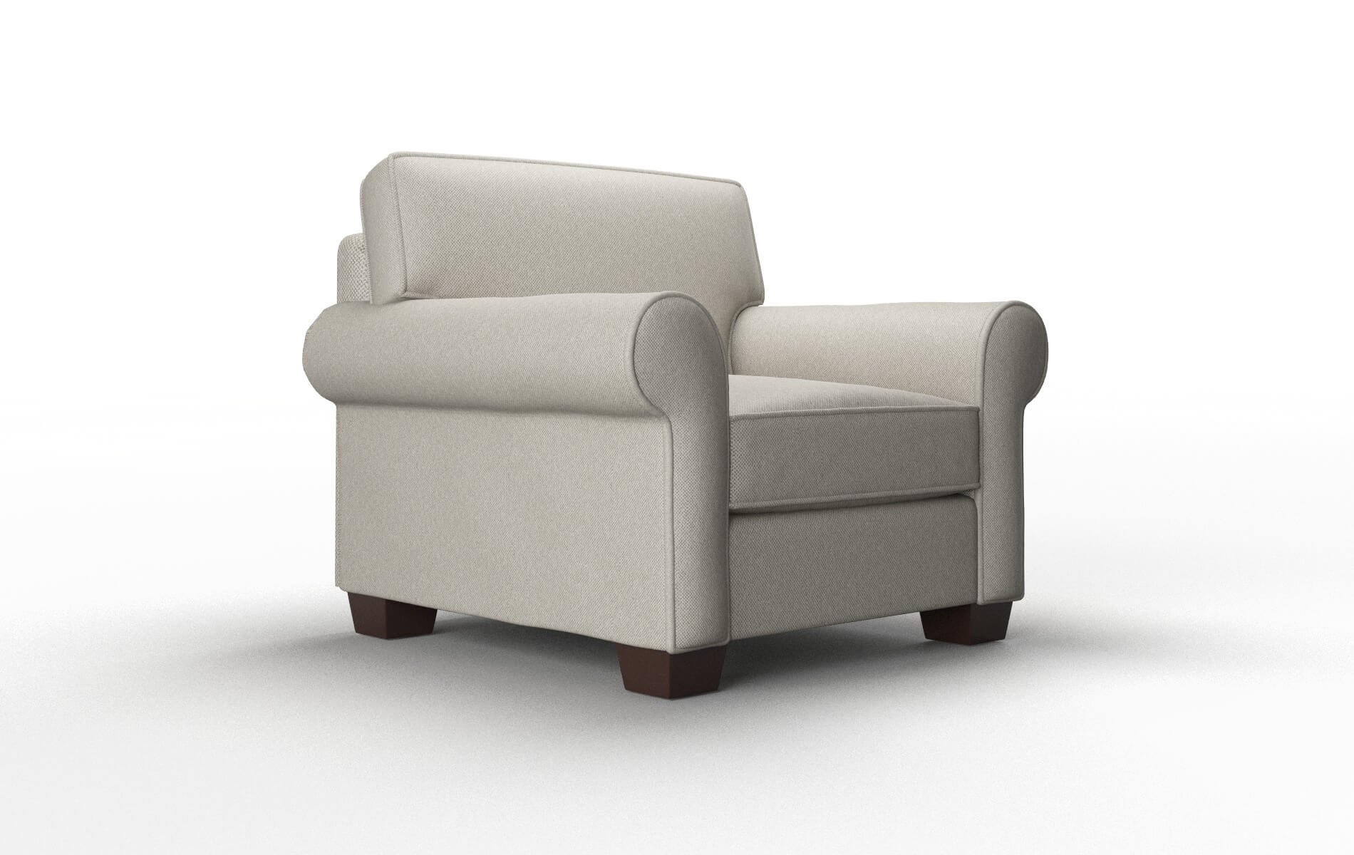 Isabel Oscar Silver Chair espresso legs 2