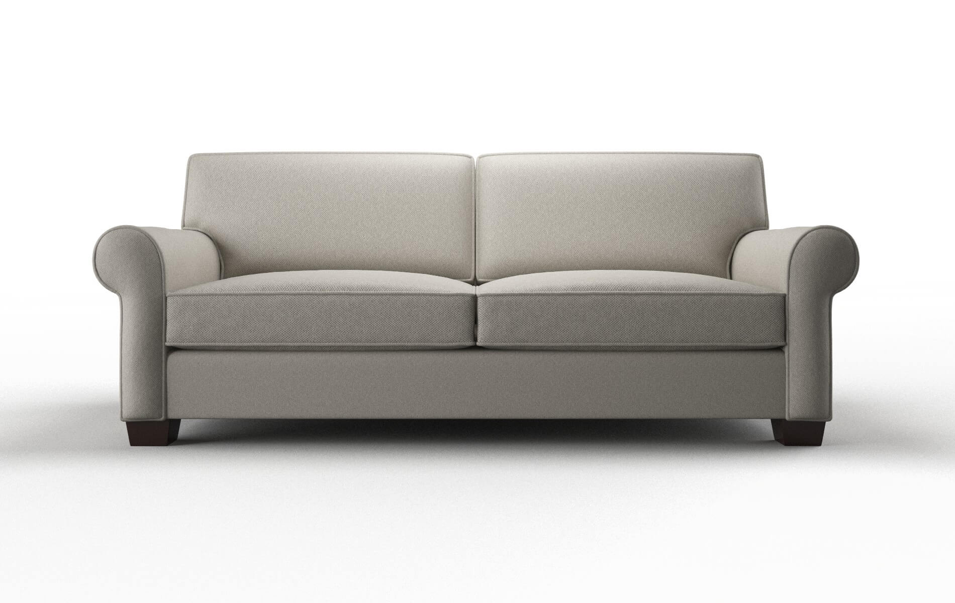 Isabel Oscar Silver Sofa espresso legs 1