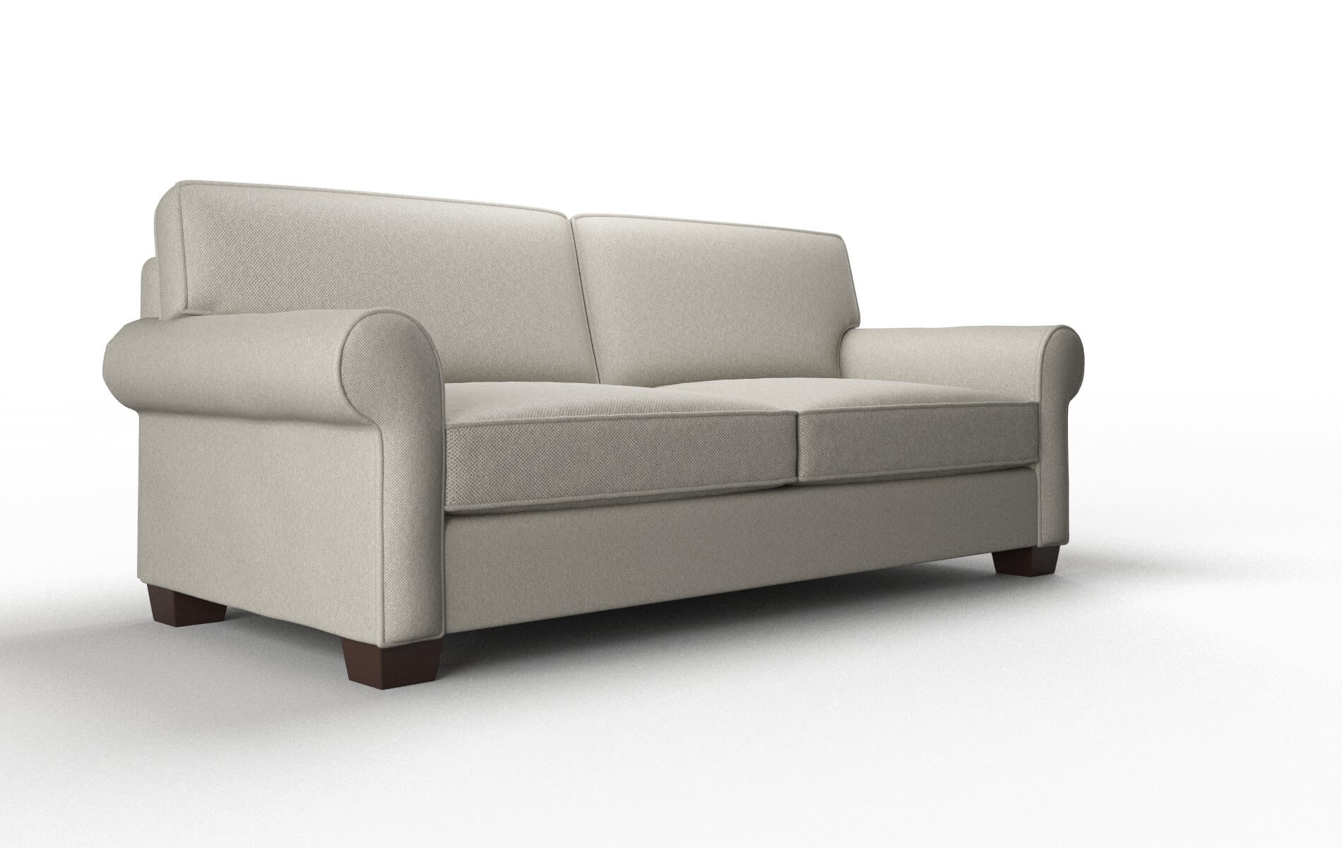 Isabel Oscar Silver Sofa espresso legs 2