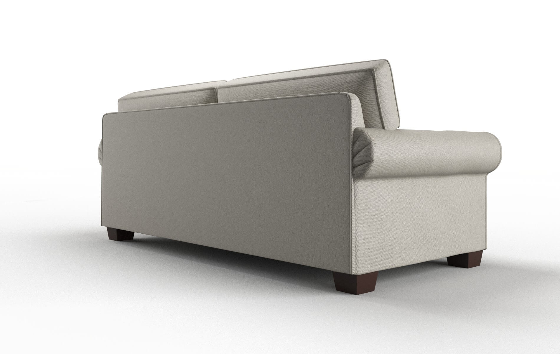 Isabel Oscar Silver Sofa espresso legs 5