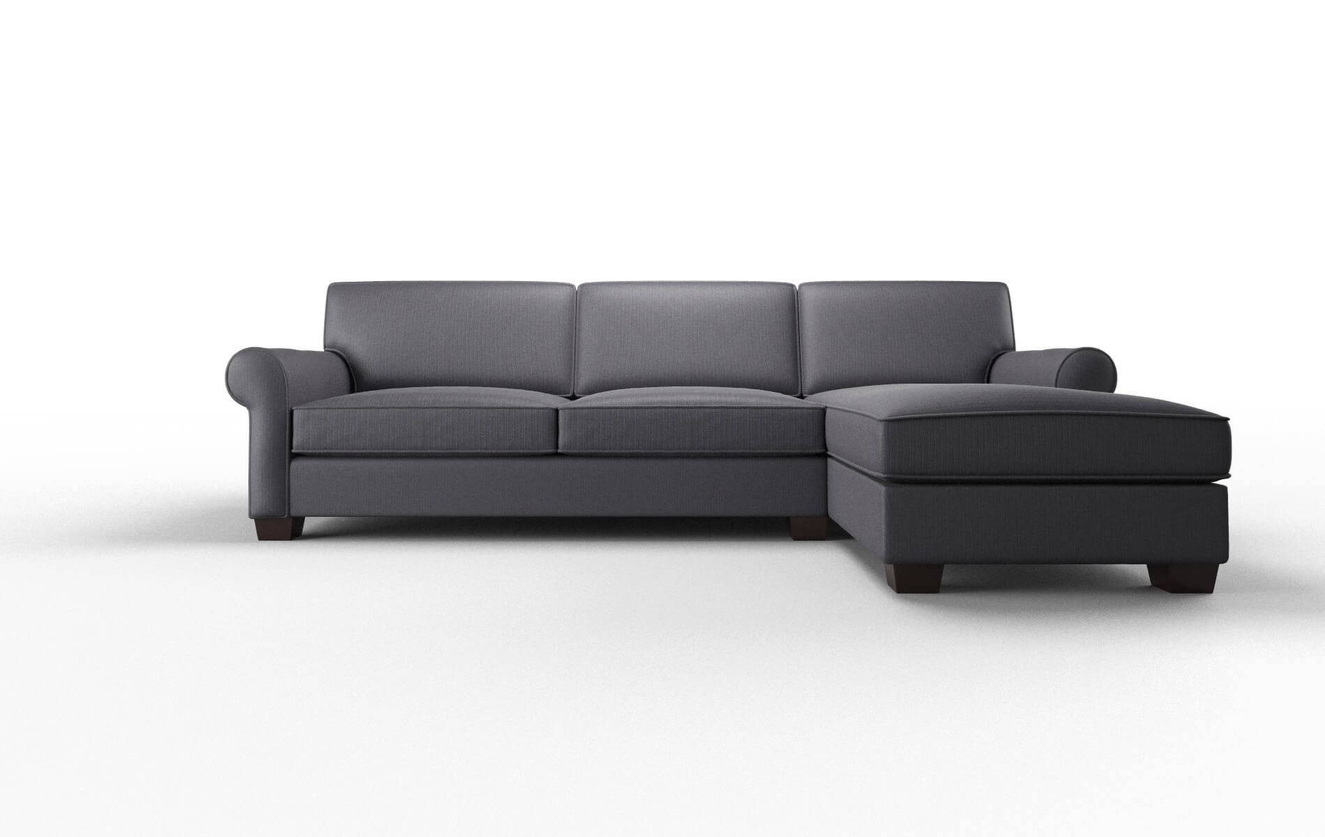 Isabel Parker Charcoal Panel espresso legs 1