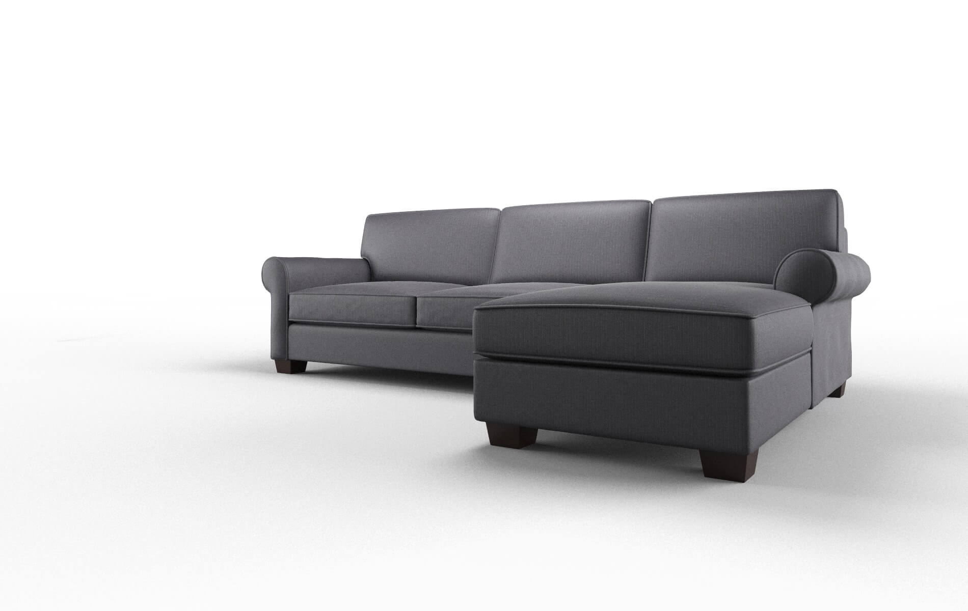 Isabel Parker Charcoal Panel espresso legs 4