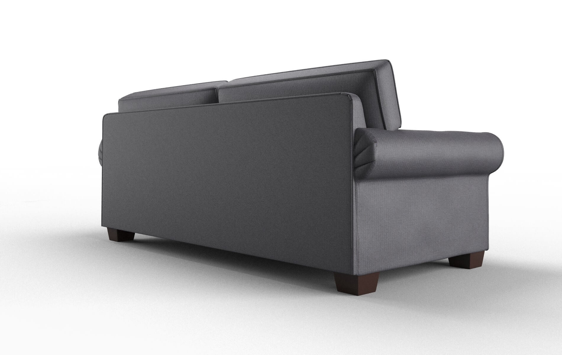 Isabel Parker Charcoal Sofa espresso legs 5