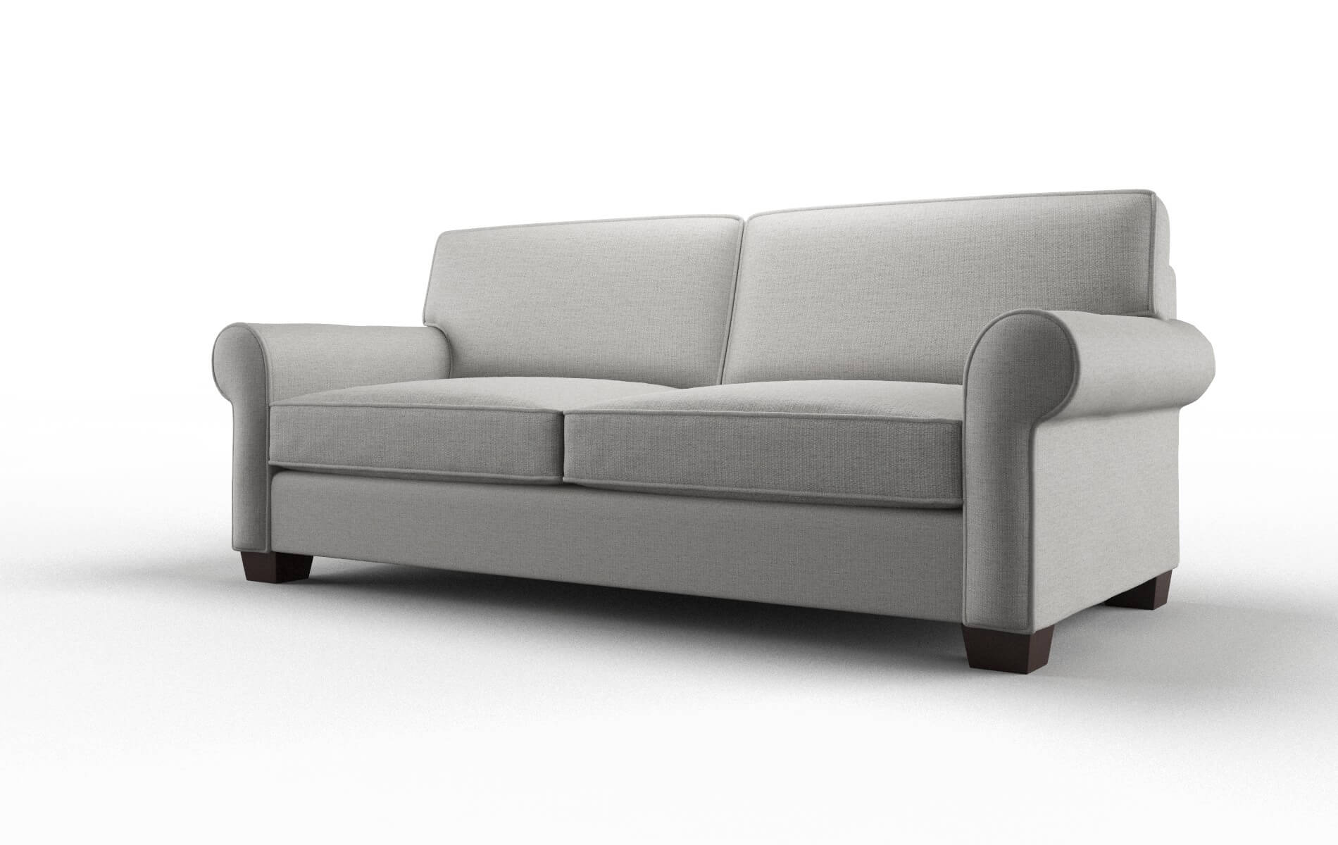 Isabel Parker Silver Sofa espresso legs 4
