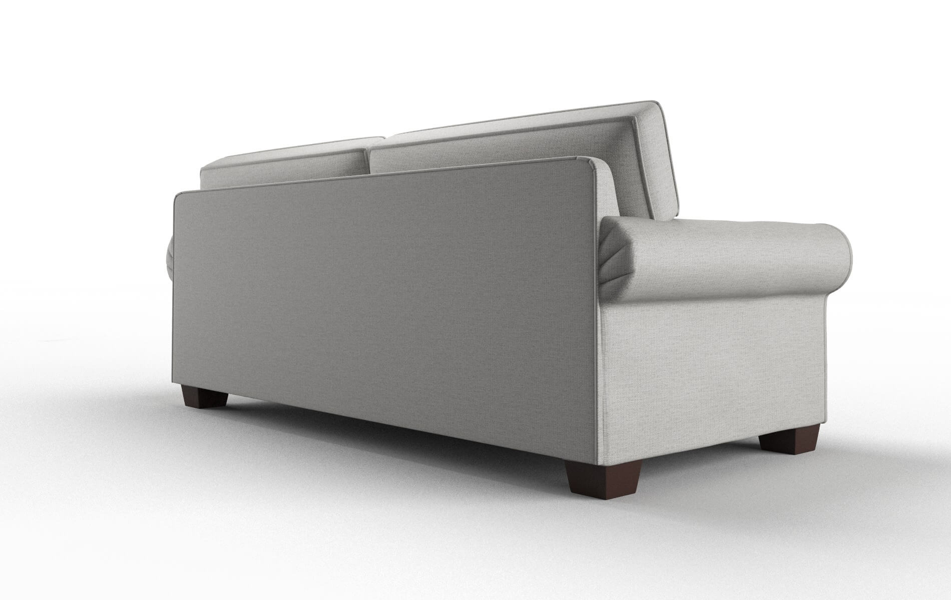 Isabel Parker Silver Sofa espresso legs 5