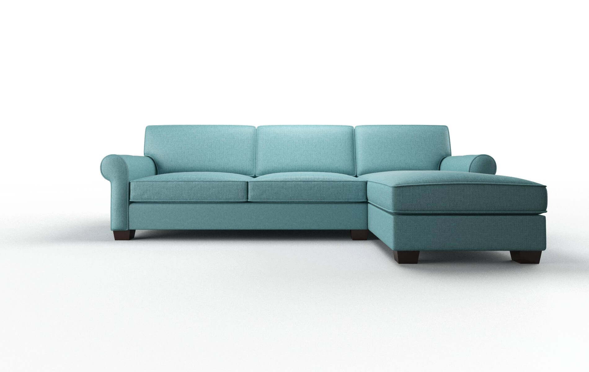 Isabel Parker Turquoise Panel espresso legs 1