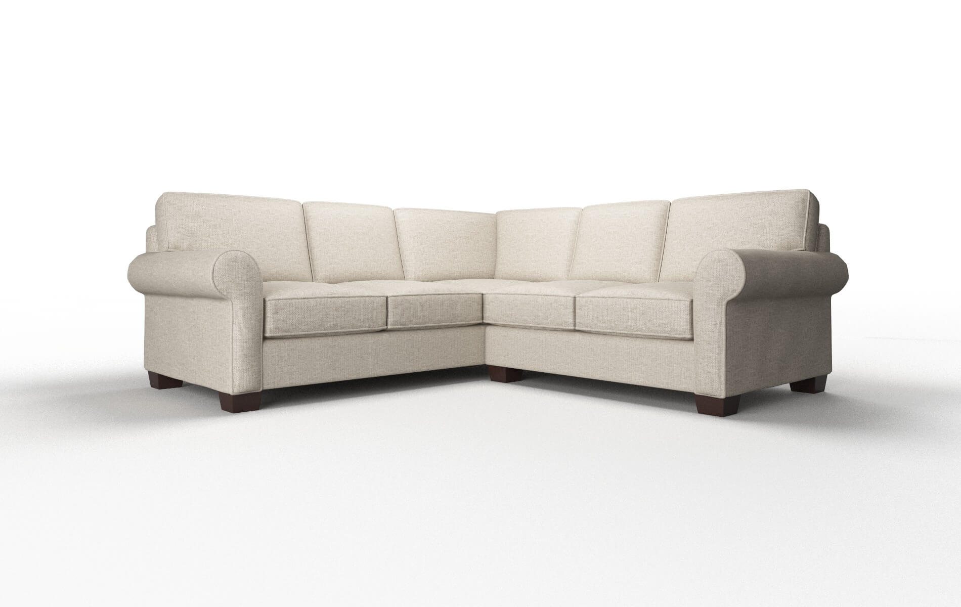 Isabel Parker Wheat Sectional espresso legs 1