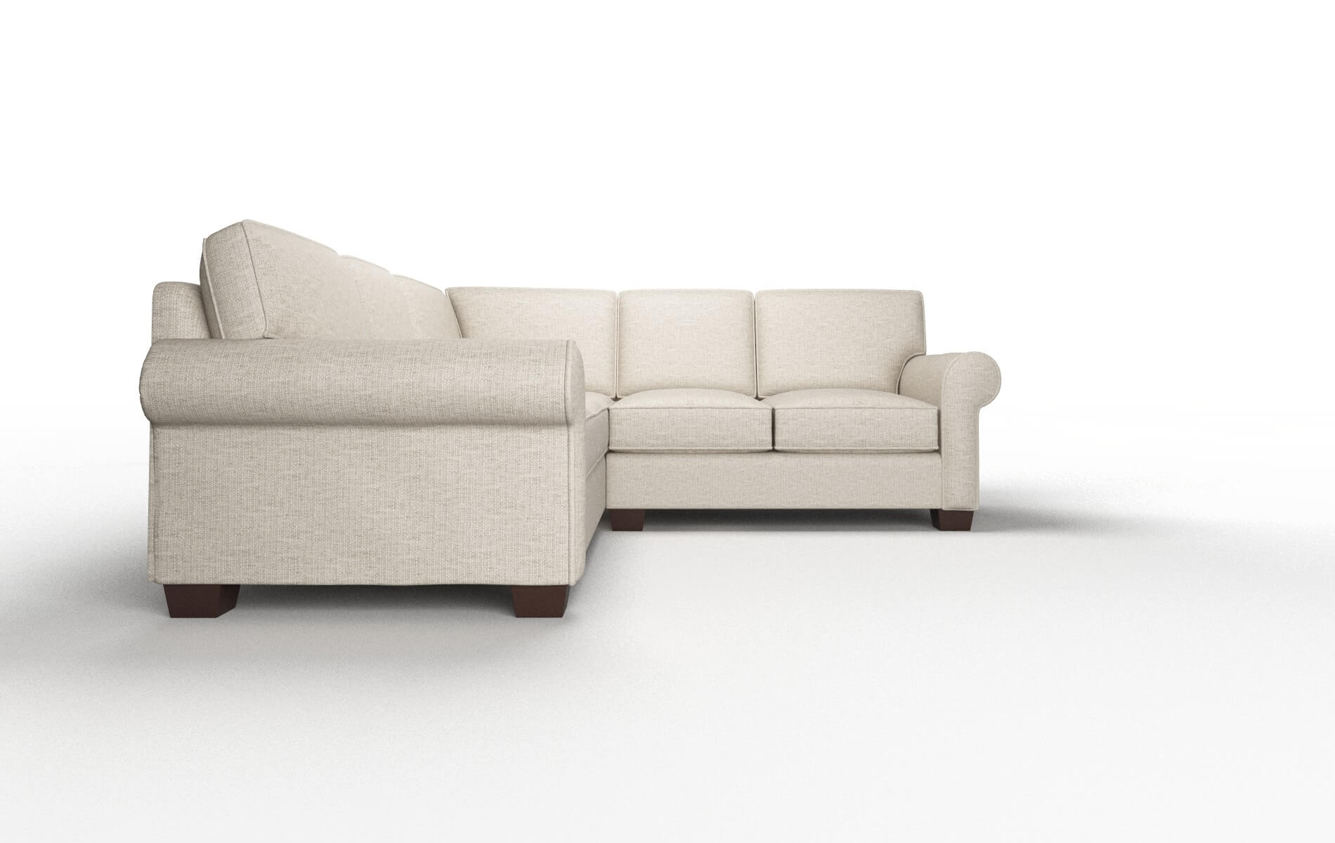 Isabel Parker Wheat Sectional espresso legs 2