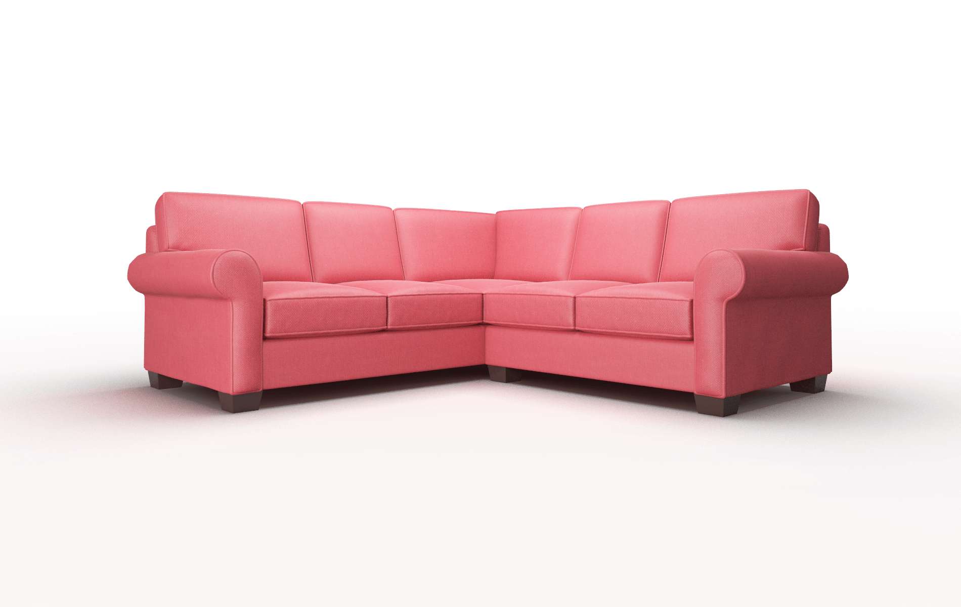 Isabel Pauline Ruby Sectional espresso legs 1