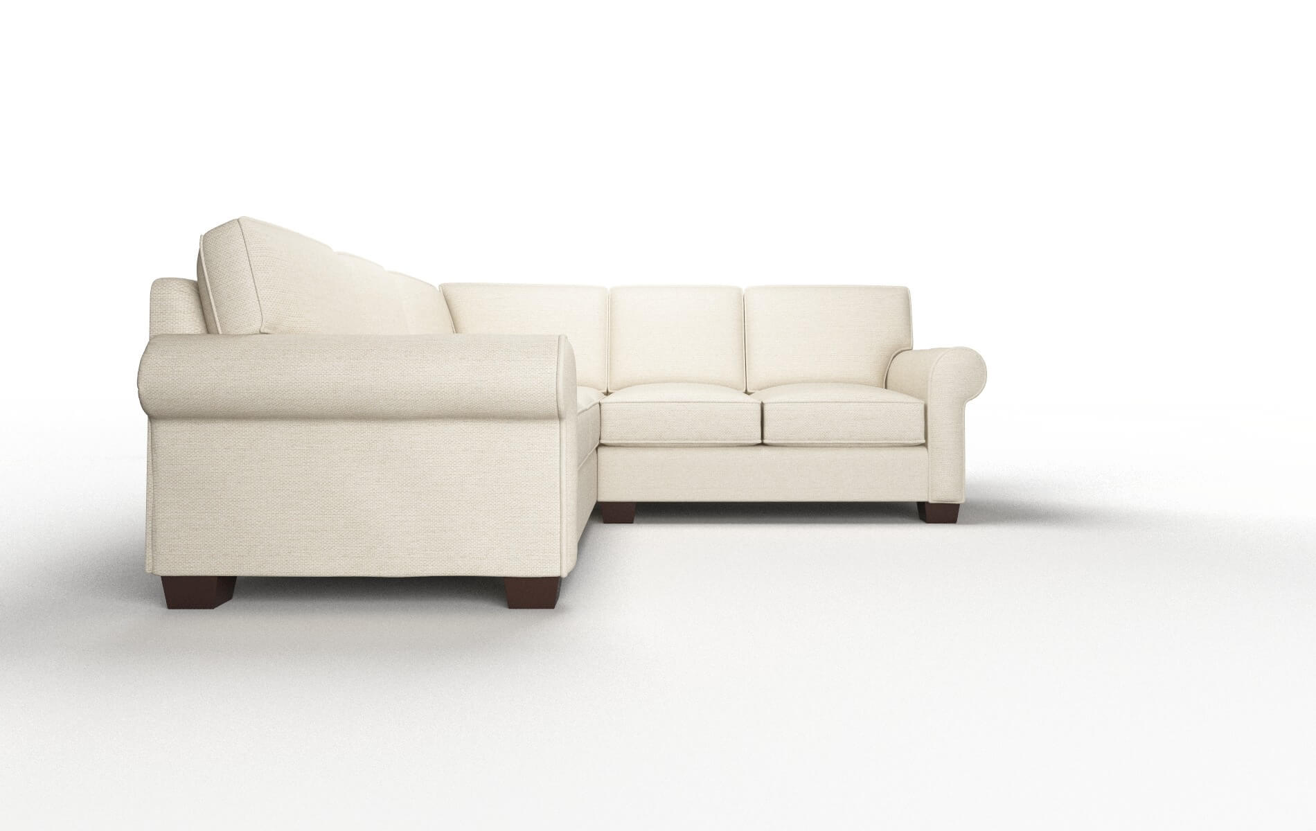 Isabel Phoenix Birch Sectional espresso legs 2