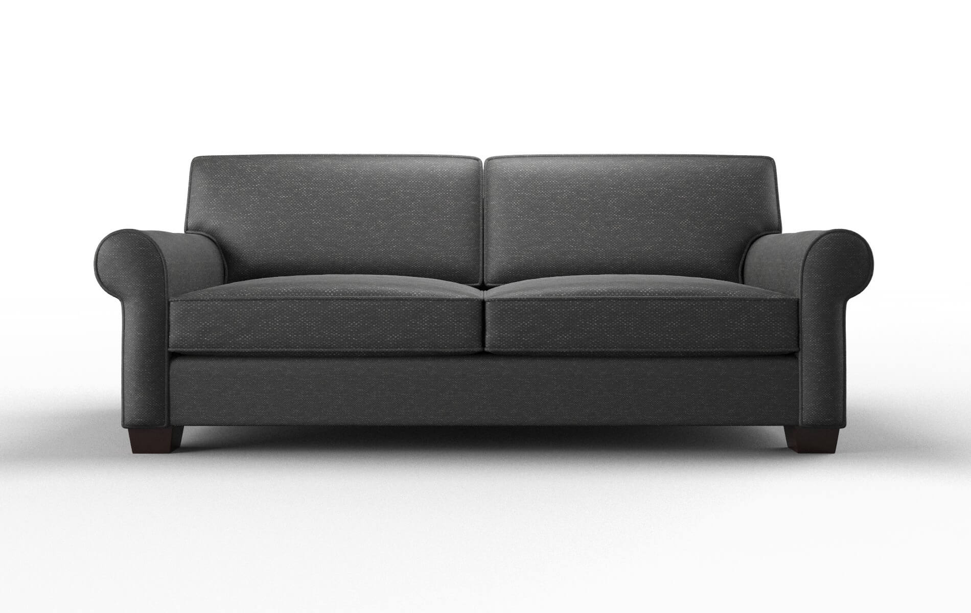 Isabel Phoenix Charcoal Sofa espresso legs 1