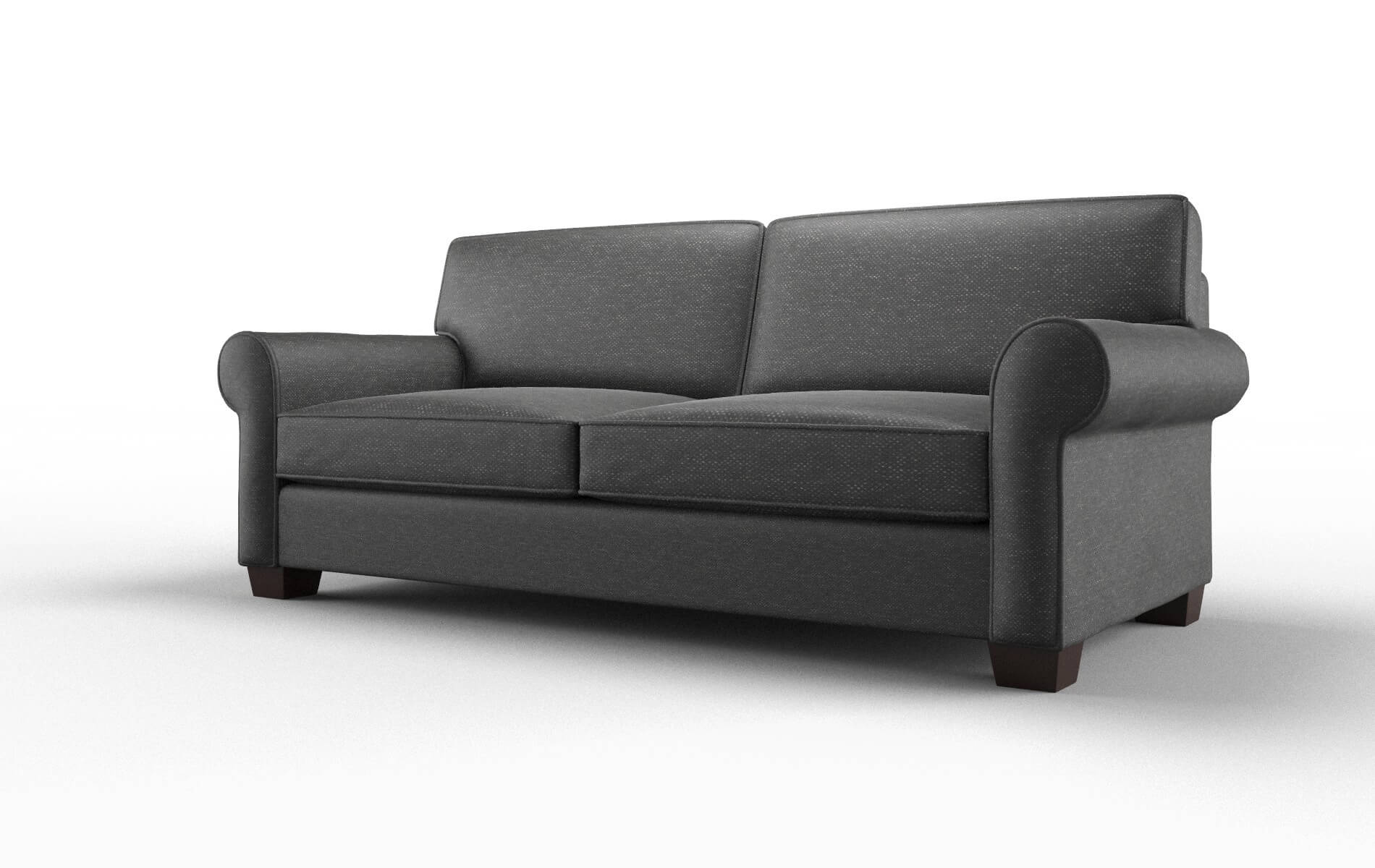Isabel Phoenix Charcoal Sofa espresso legs 4