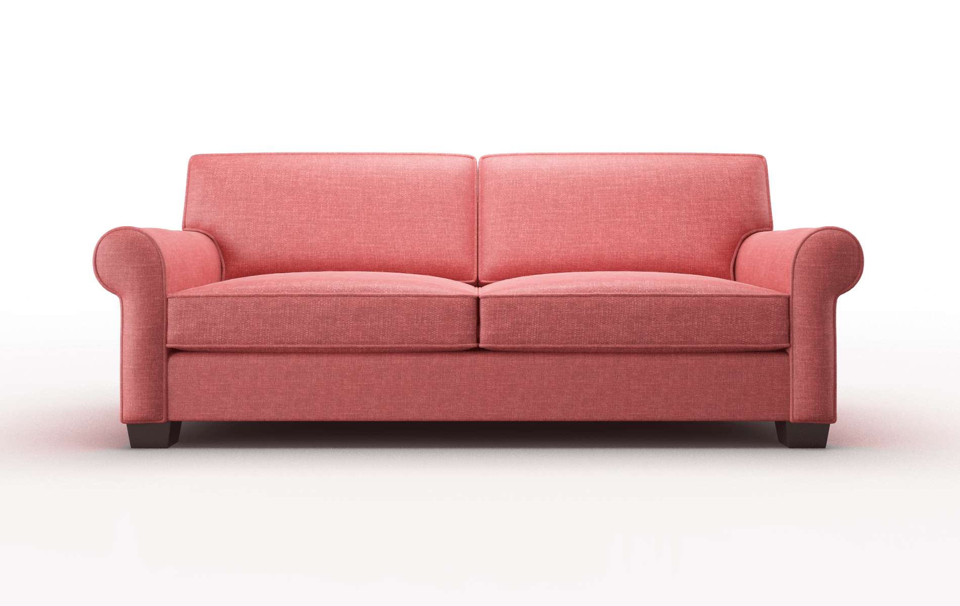 Isabel Portland Berry Sofa espresso legs 1