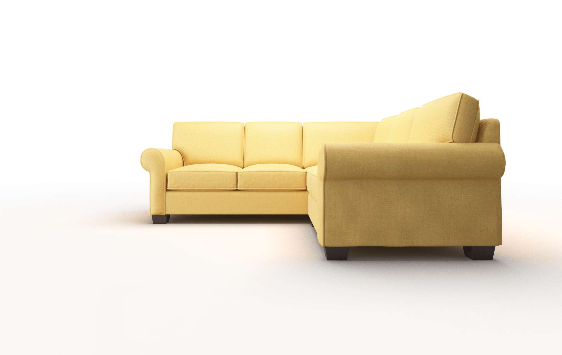 Isabel Portland Dijon Sectional espresso legs 5