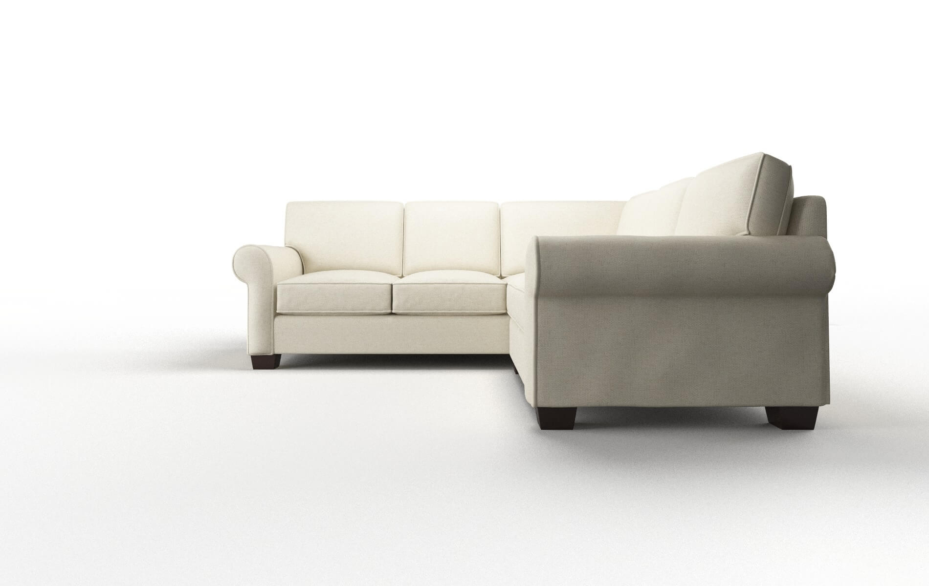Isabel Redondo Oyster Sectional espresso legs 5