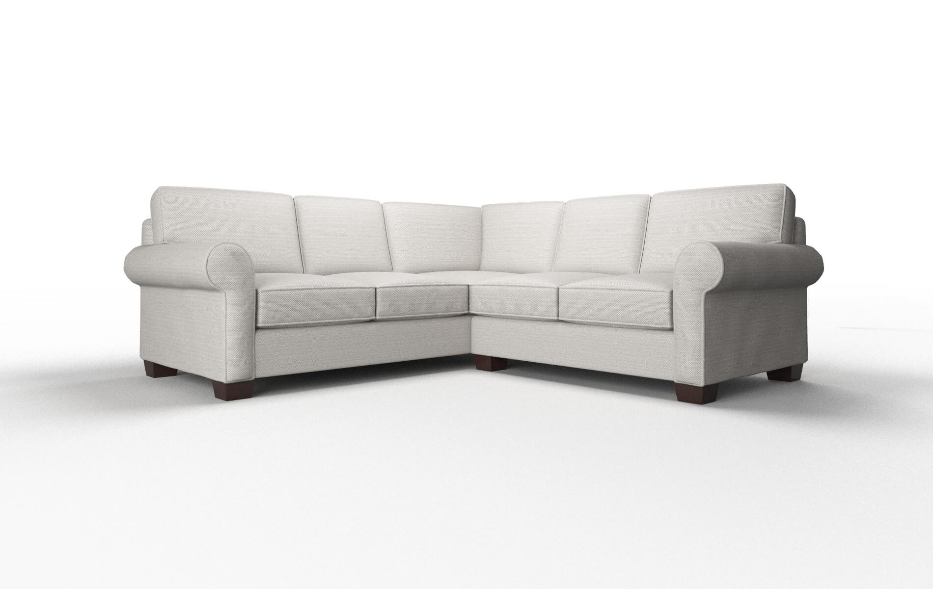 Isabel Redondo Stone Sectional espresso legs 1