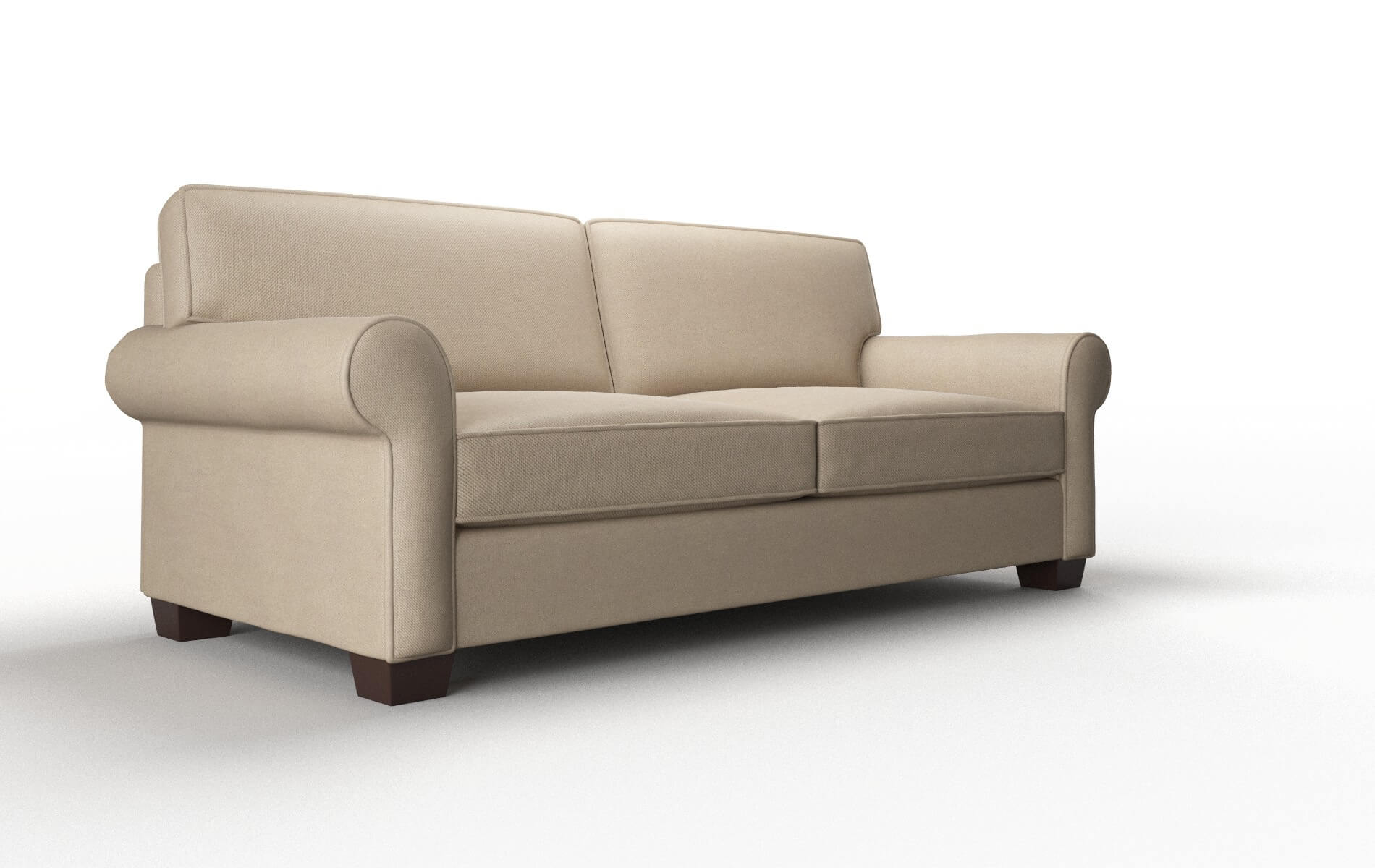 Isabel Rocket Cappuccino Sofa espresso legs 2