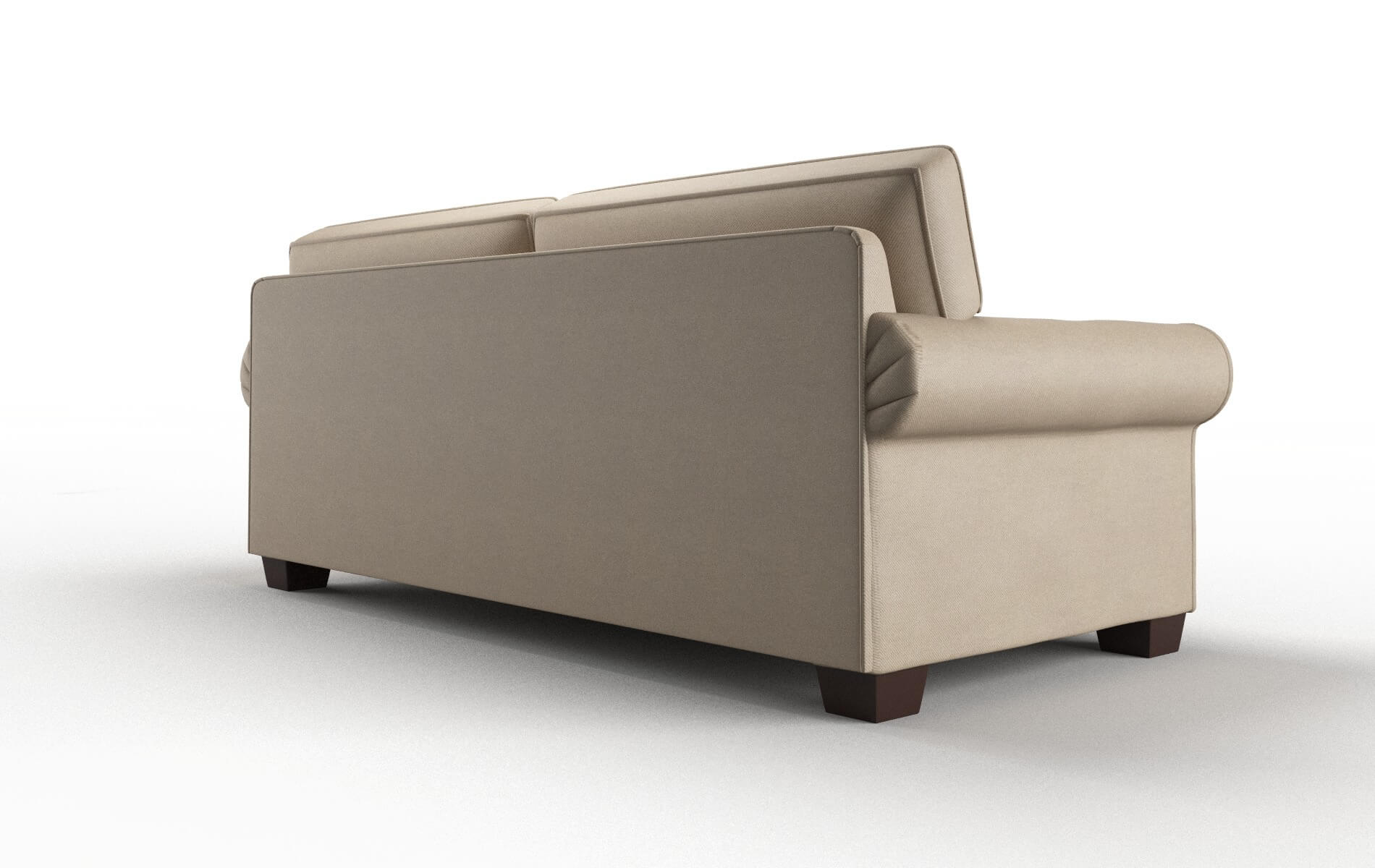 Isabel Rocket Cappuccino Sofa espresso legs 5