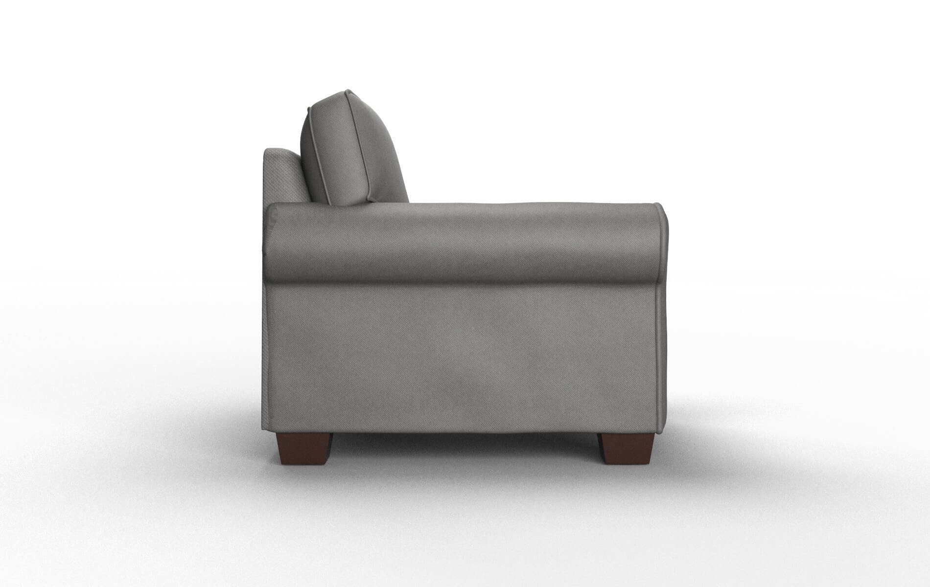 Isabel Rocket Charcoal Chair espresso legs 3