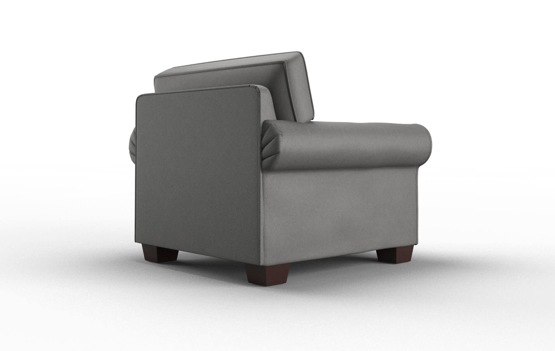 Isabel Rocket Charcoal Chair espresso legs 5