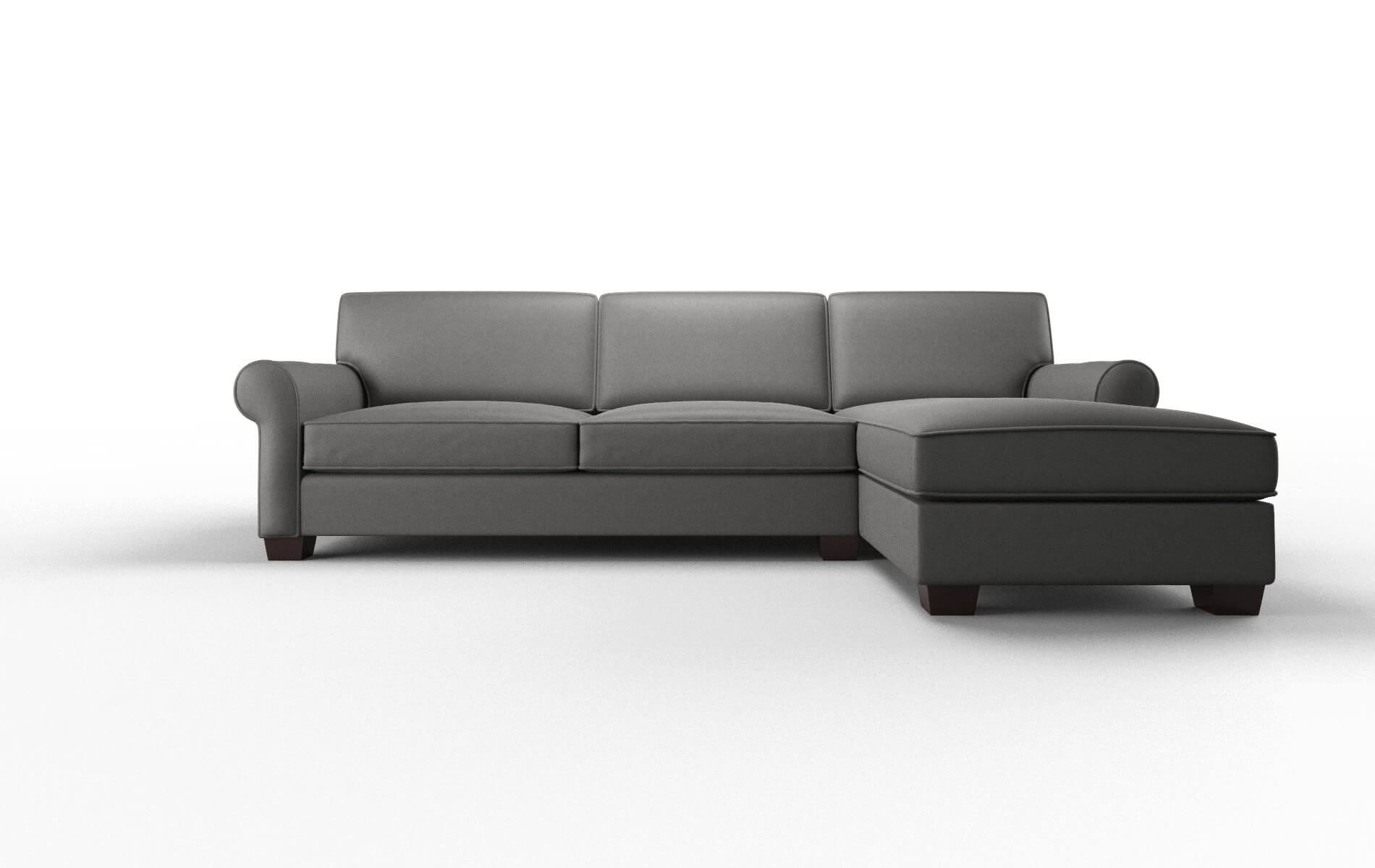 Isabel Rocket Charcoal Panel espresso legs 1