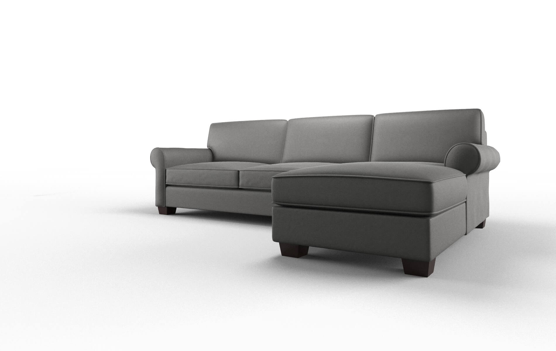 Isabel Rocket Charcoal Panel espresso legs 4