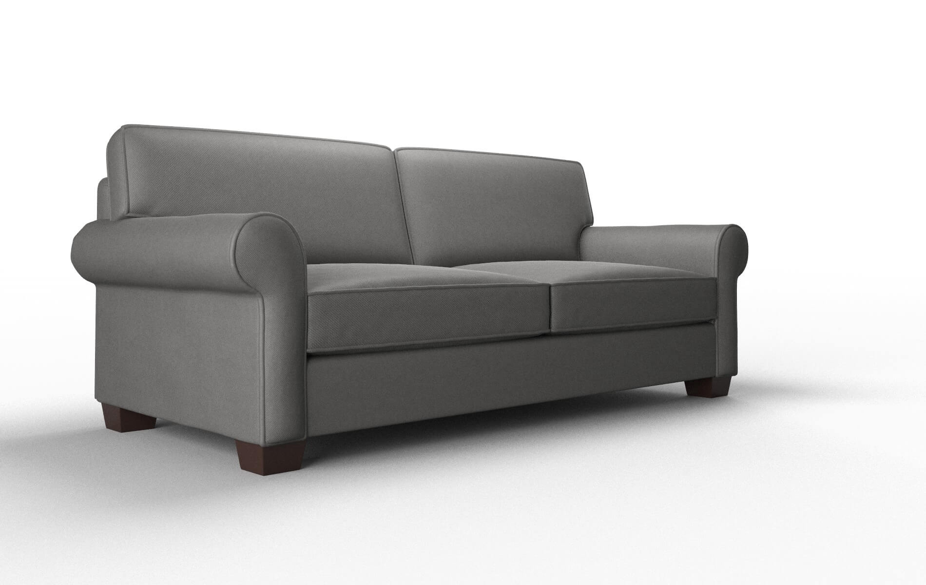 Isabel Rocket Charcoal Sofa espresso legs 2