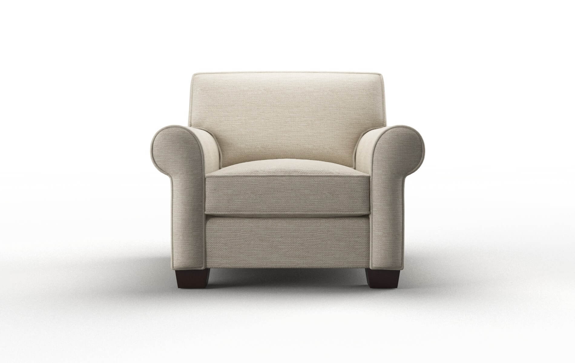 Isabel Rocket dove Chair Espresso Legs  1