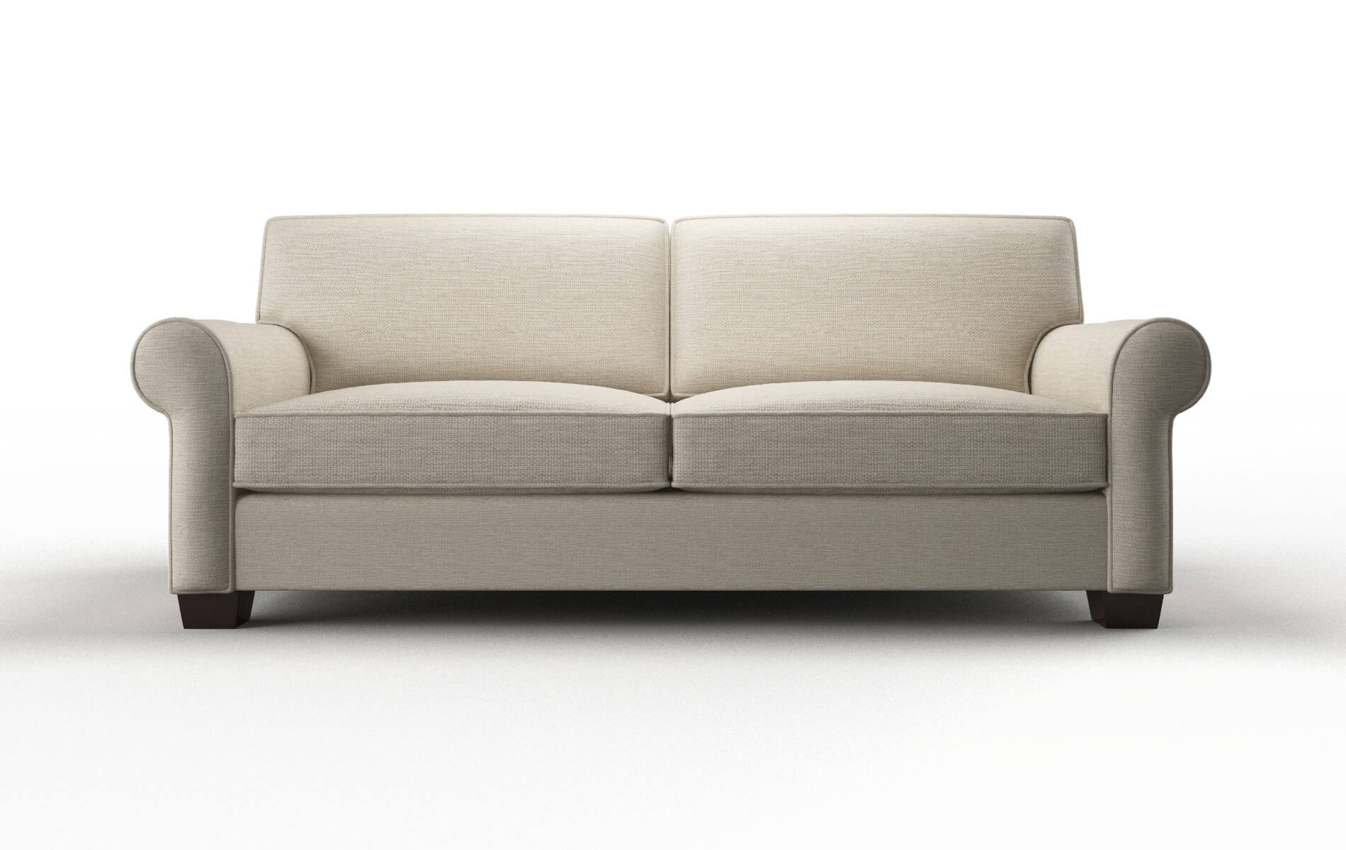 Isabel Rocket Dove Sofa espresso legs 1
