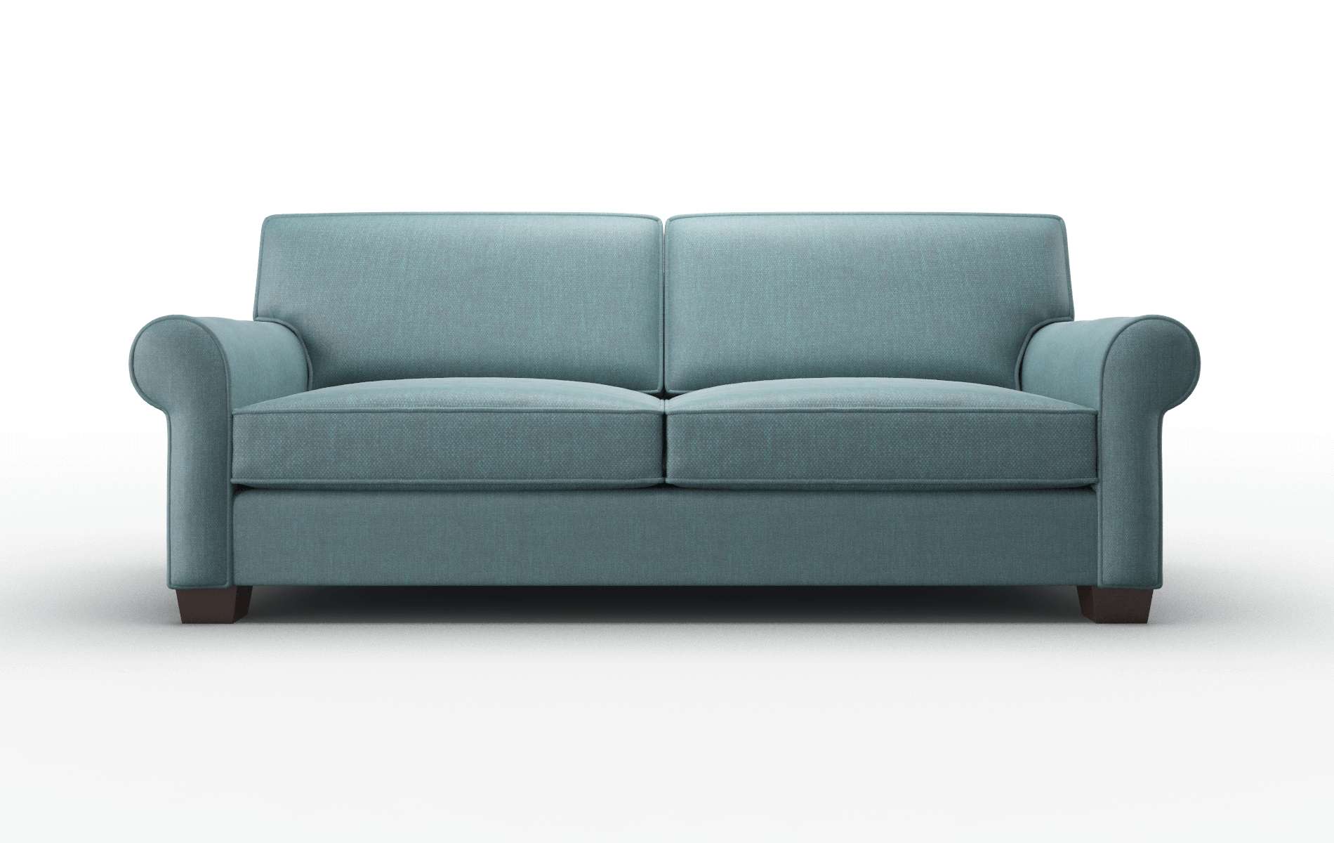 Isabel Rocket Peacock Sofa espresso legs 1