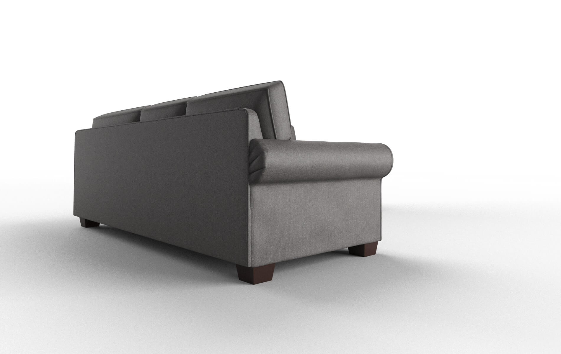 Isabel Sasha Grey Sectional espresso legs 3