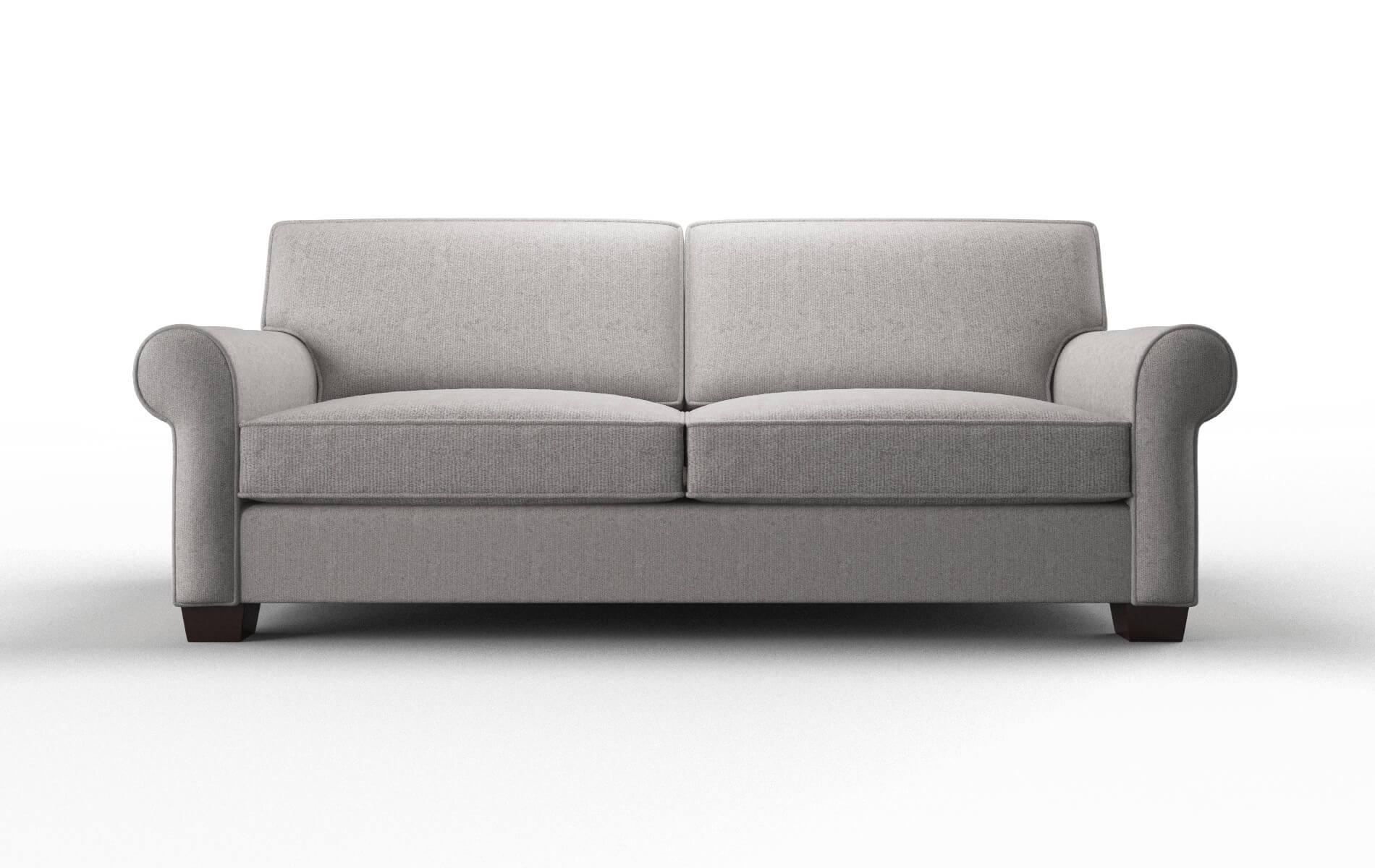 Isabel Sasha Silver Sofa espresso legs 1