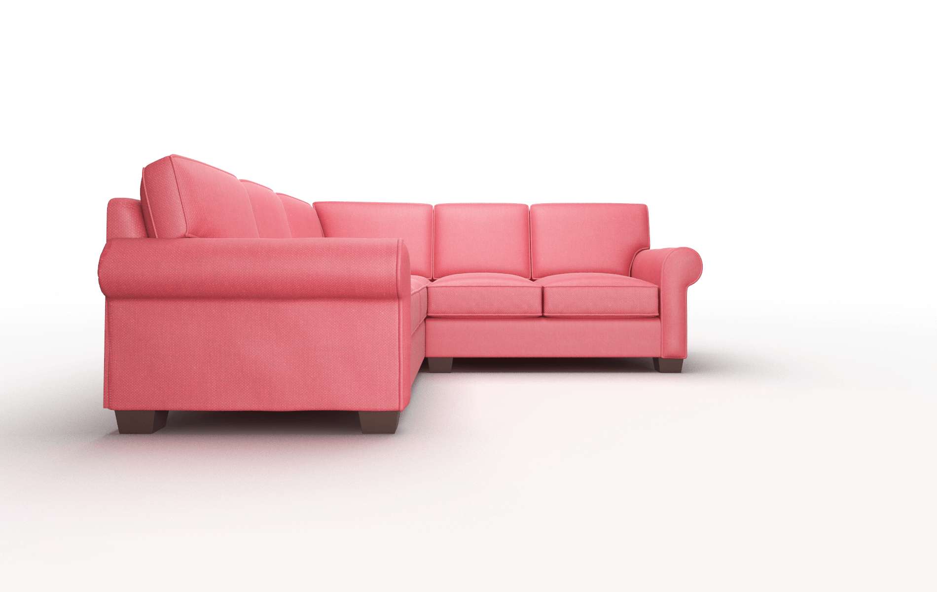 Isabel Sorrento Berry Sectional espresso legs 2