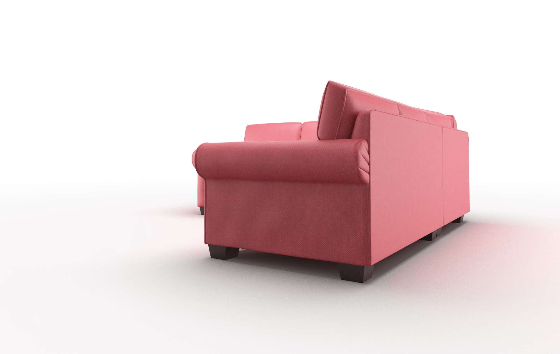 Isabel Sorrento Berry Sectional espresso legs 4
