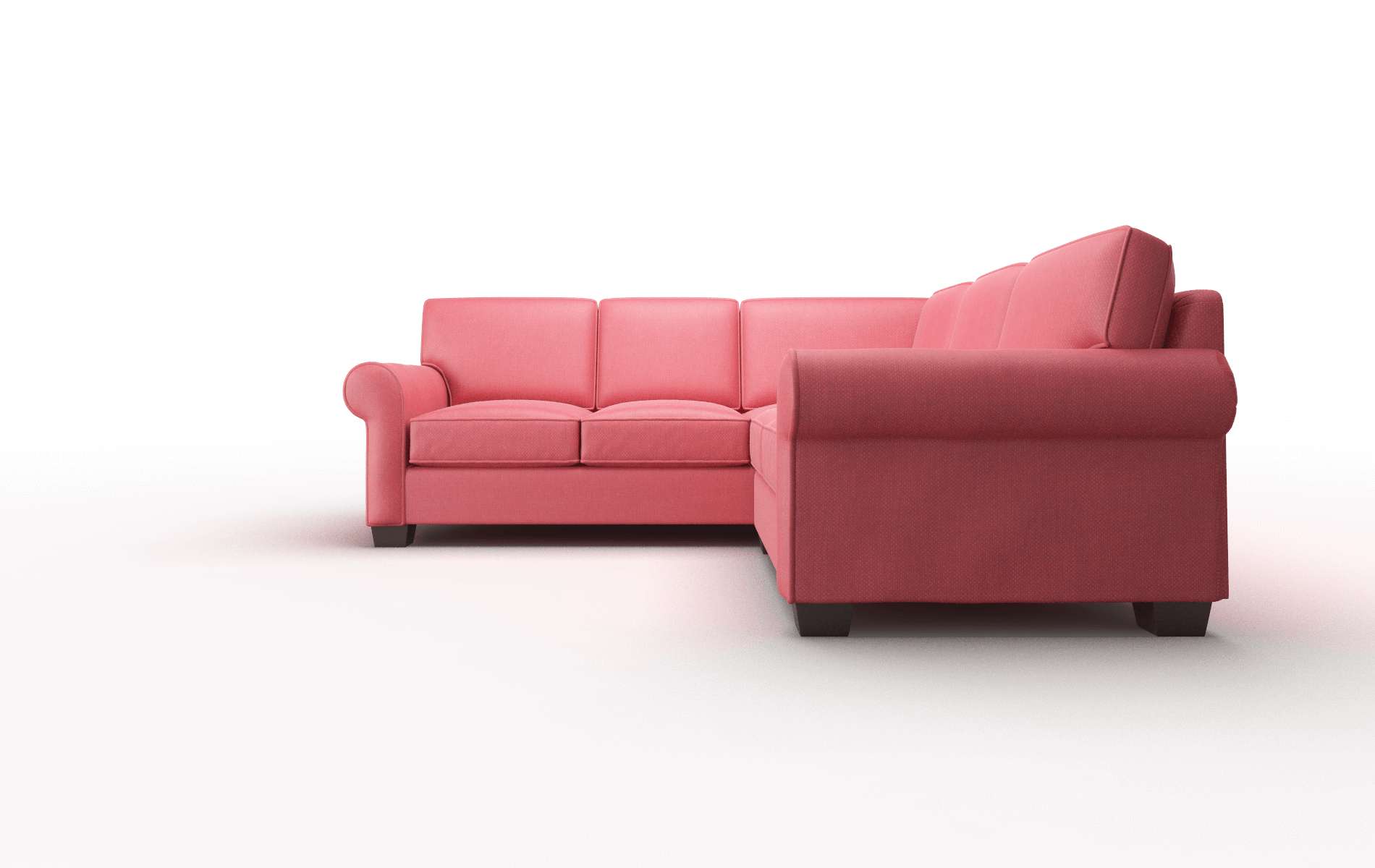 Isabel Sorrento Berry Sectional espresso legs 5