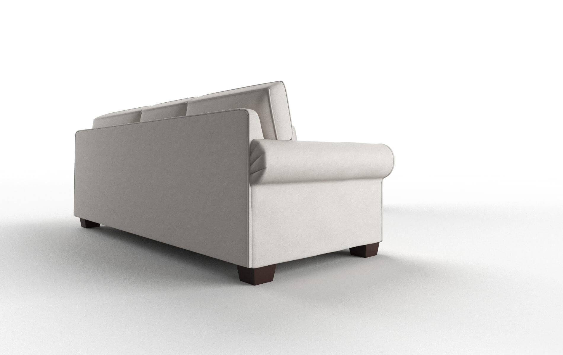 Isabel Suave Dove Sectional espresso legs 3