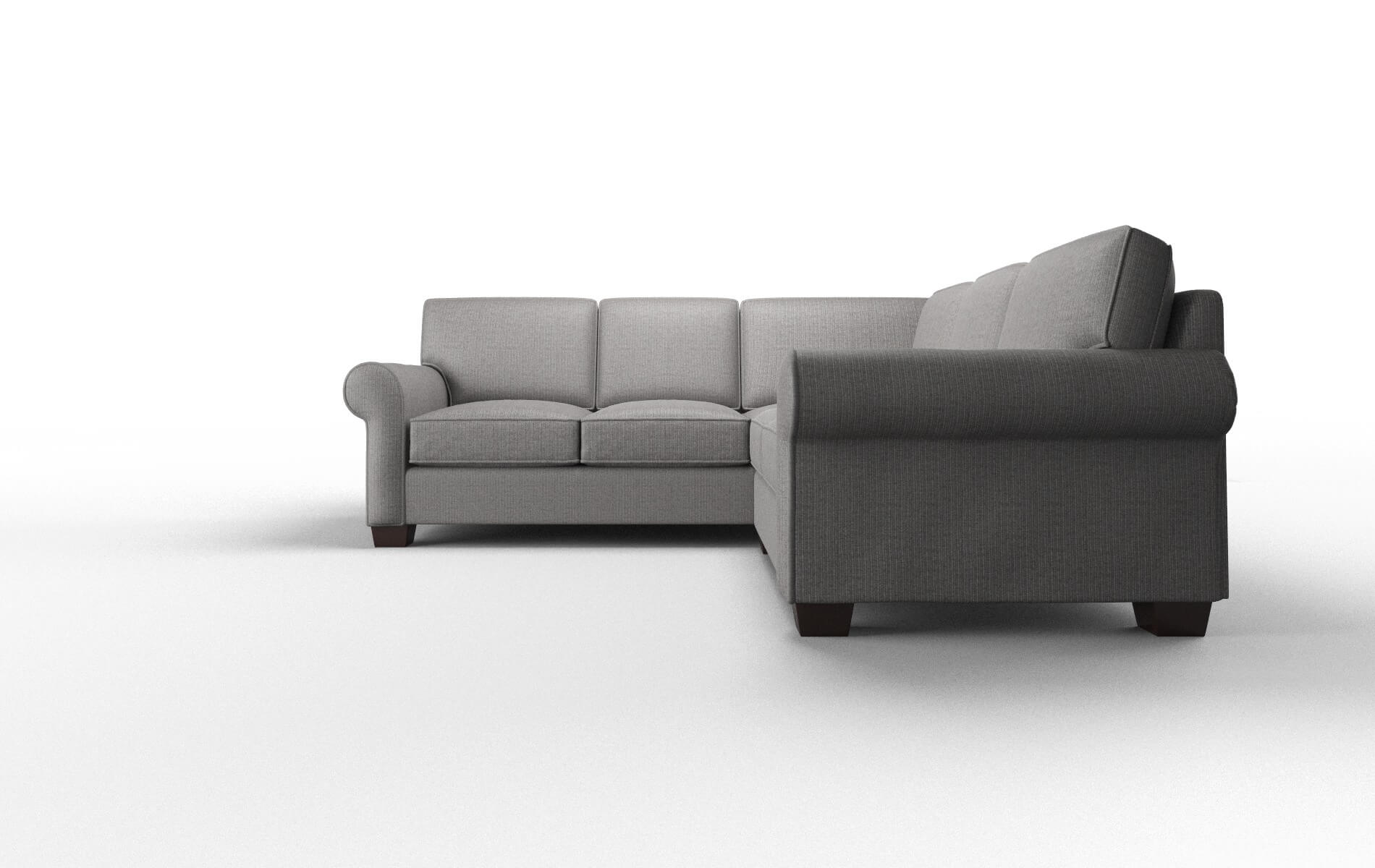 Isabel Terrain Oatmeal Sectional espresso legs 5