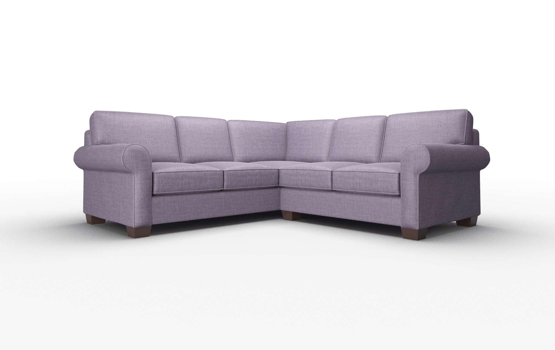 Isabel Tess blackberry Sectional Espresso Legs  1