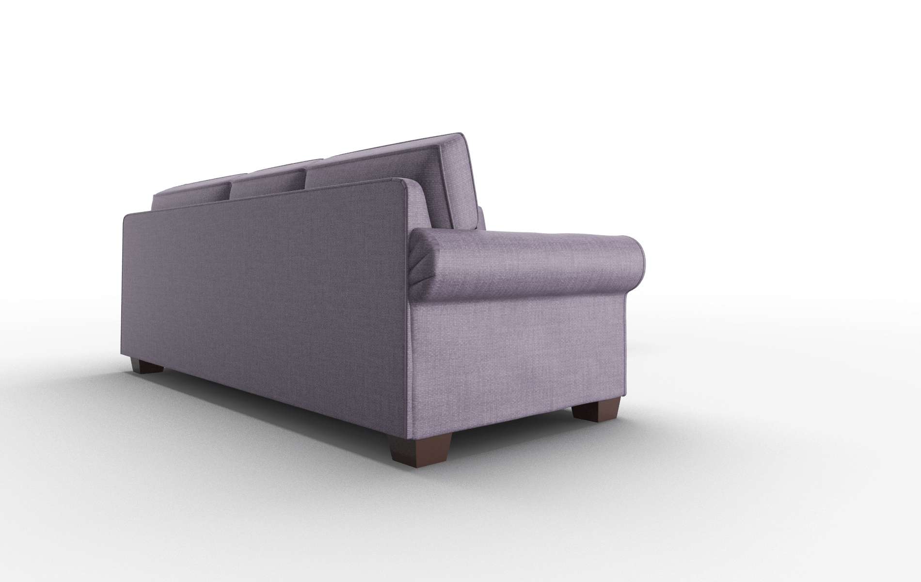 Isabel Tess Blackberry Sectional espresso legs 3