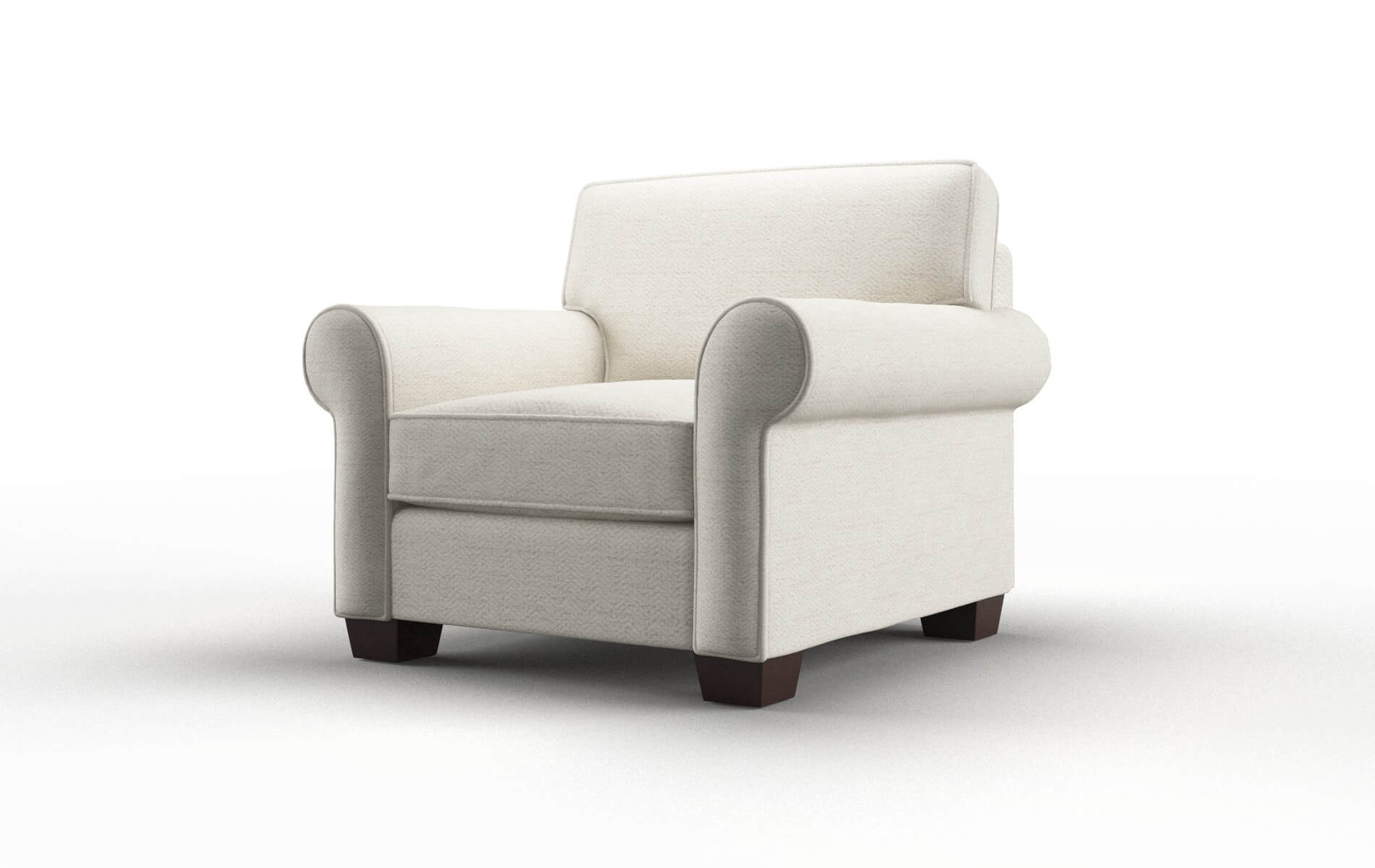 Isabel Venus Cream Chair espresso legs 4
