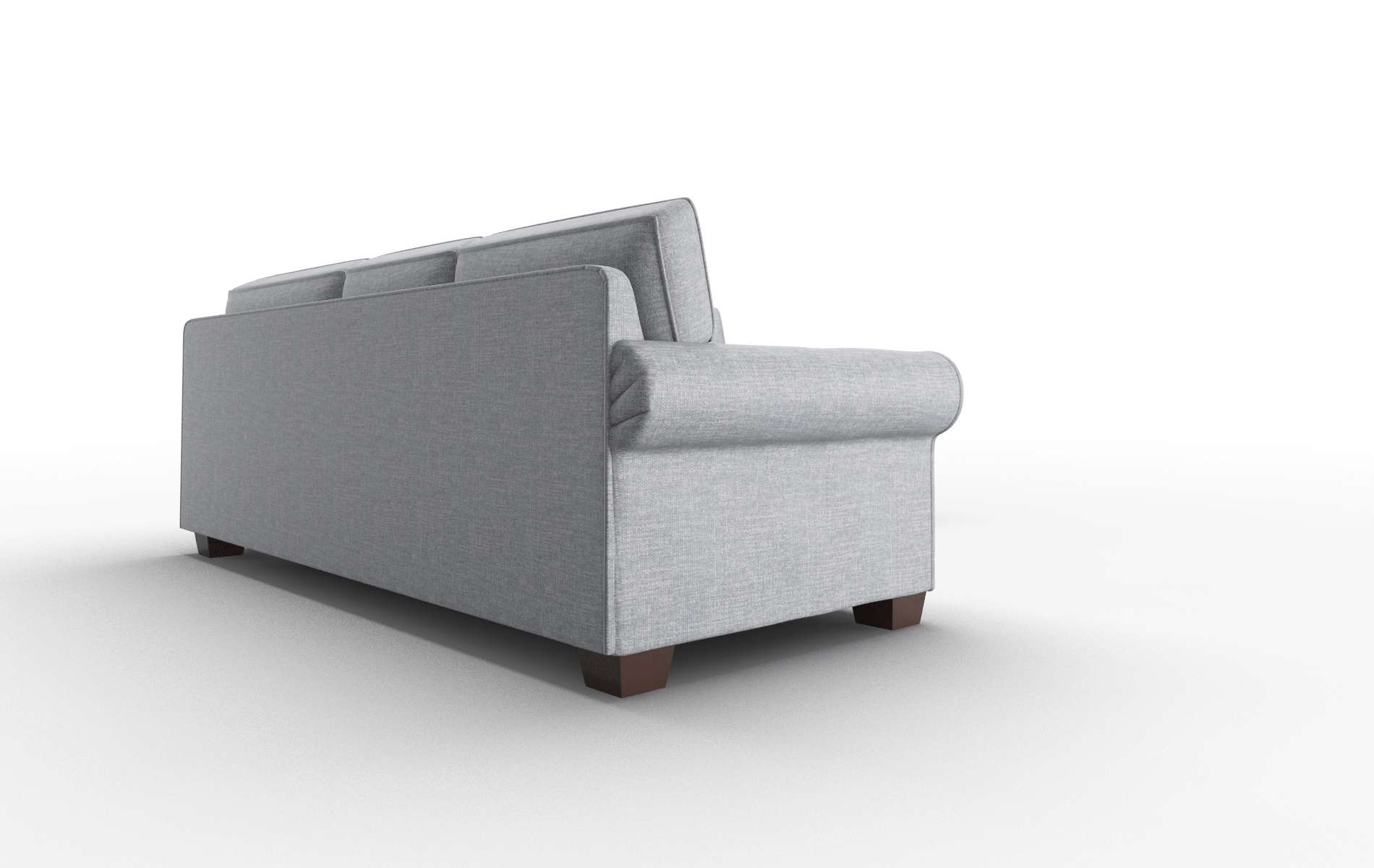 Isabel Venus Mist Sectional espresso legs 3