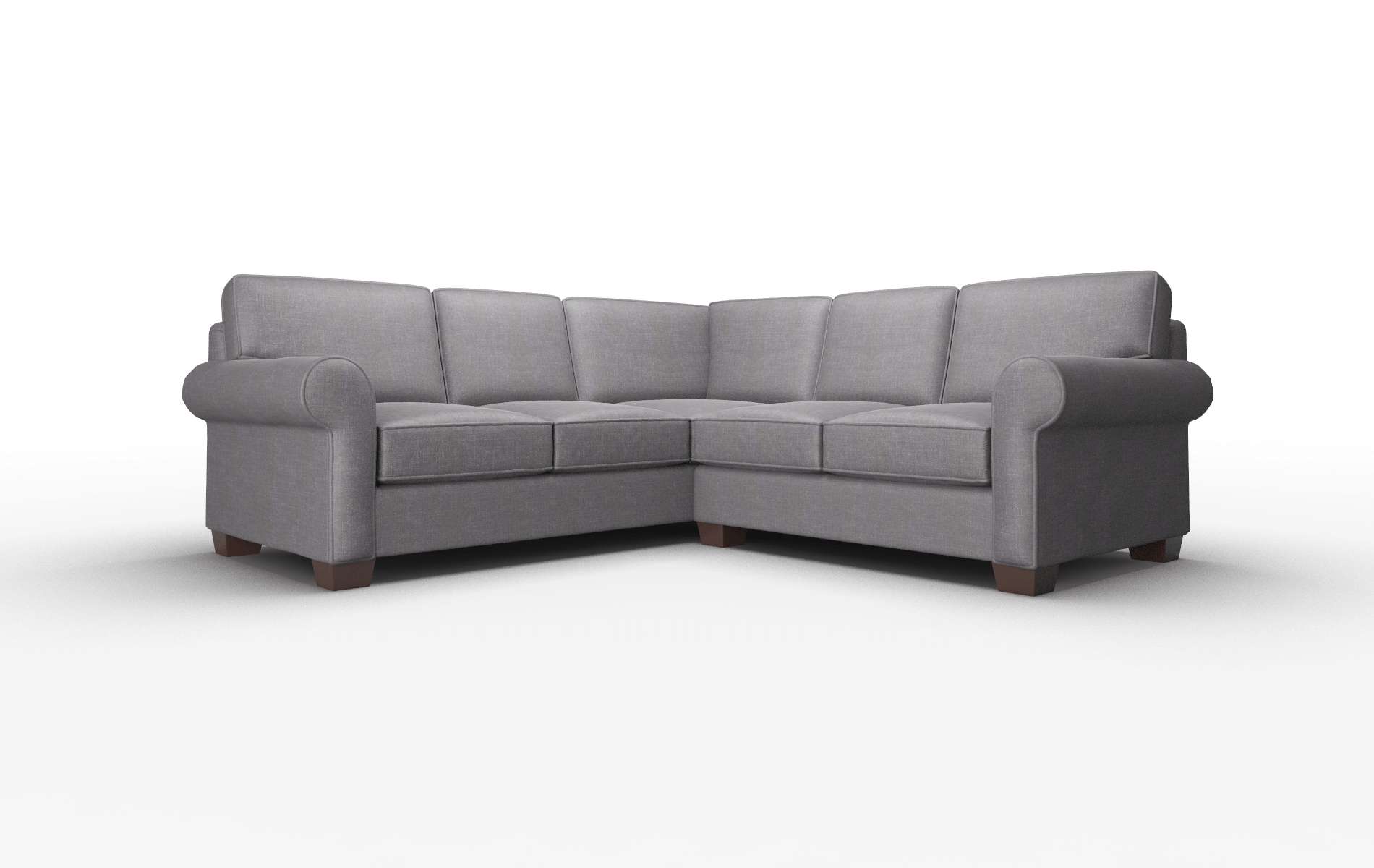 Isabel Venus Onyx Sectional espresso legs 1