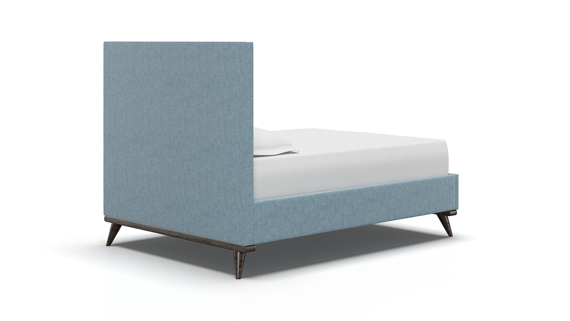 Isla Atlas Turquoise Bed espresso legs 4