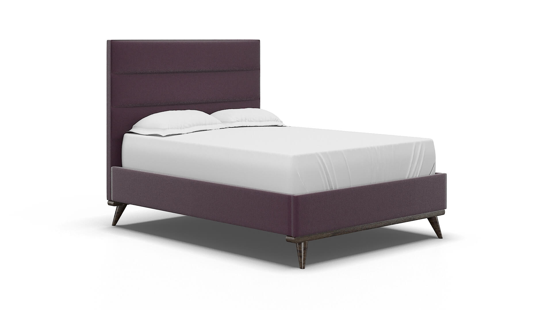 Isla Bella Aubergine Bed espresso legs 2