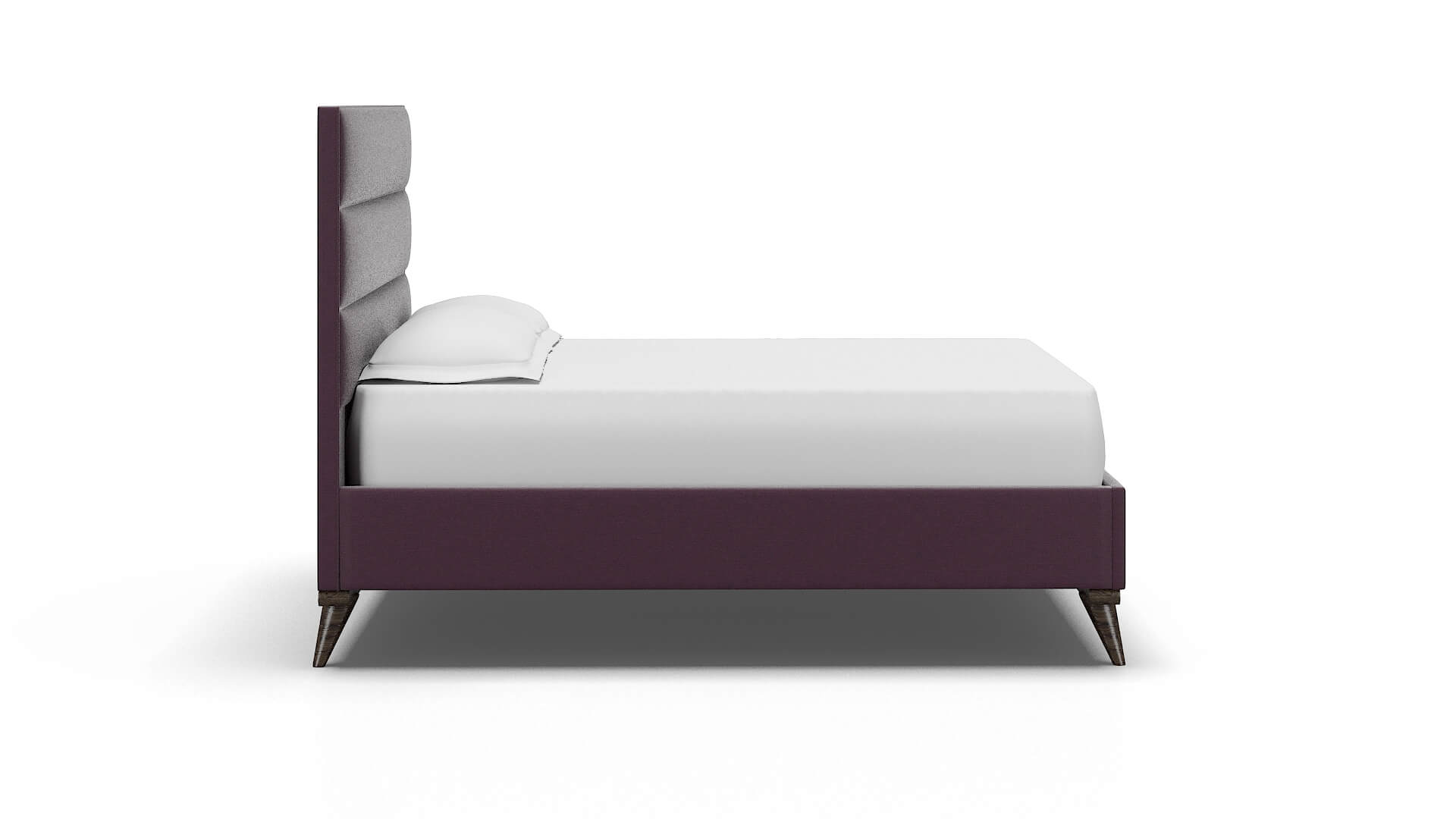 Isla Bella Aubergine Bed espresso legs 3