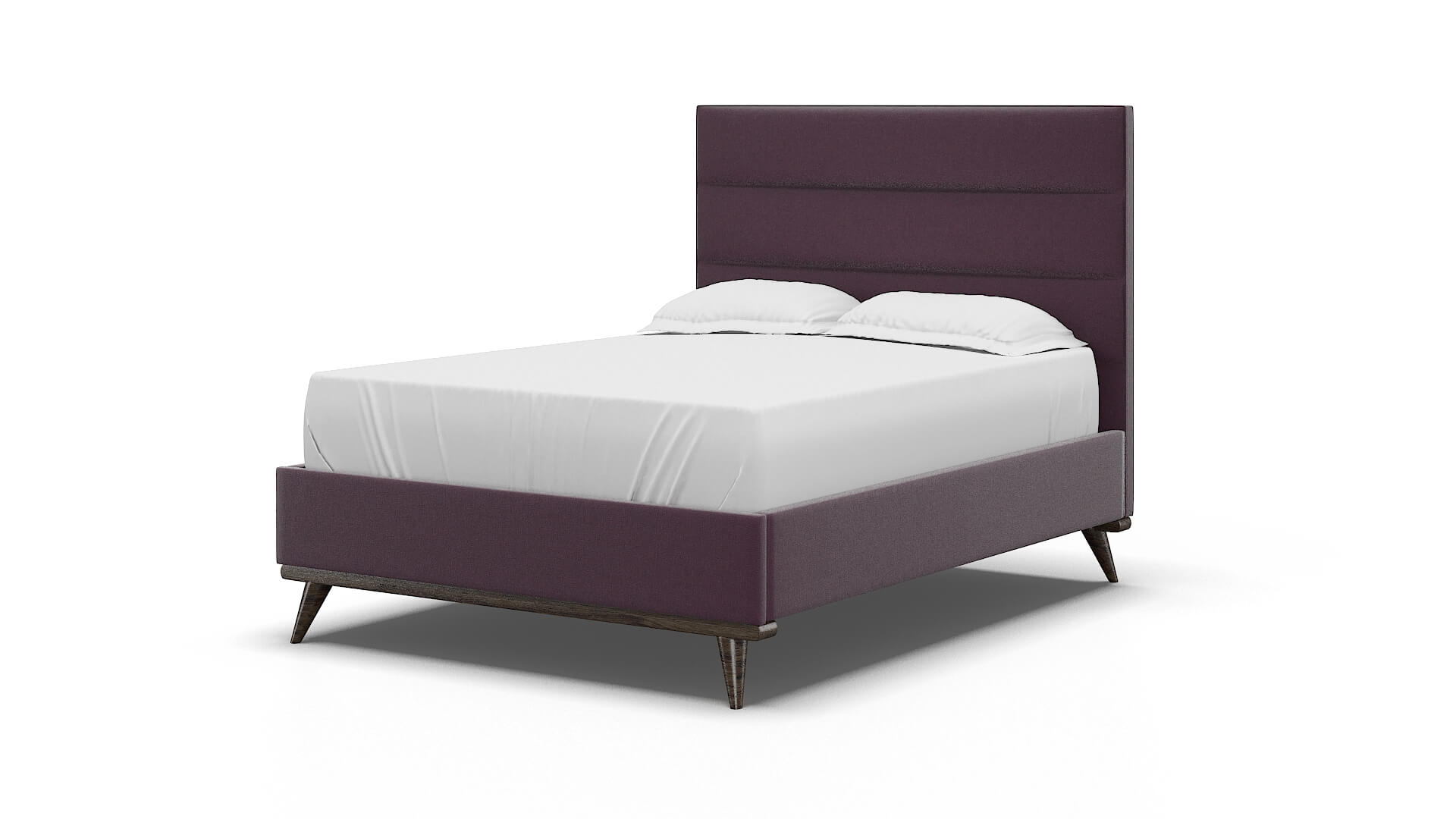 Isla Bella Aubergine Bed espresso legs 5