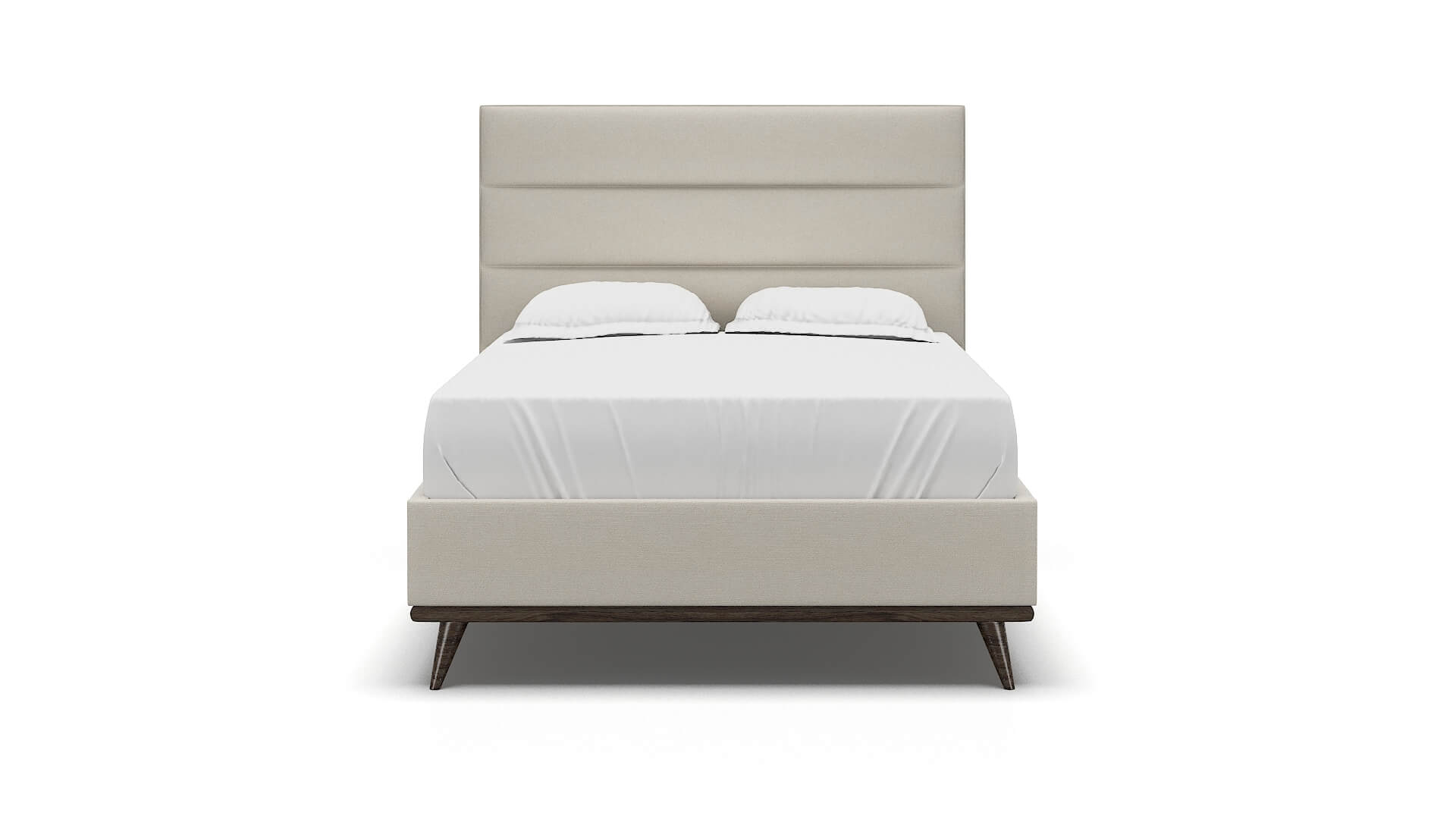 Isla Bungalow Ivory Bed espresso legs 1