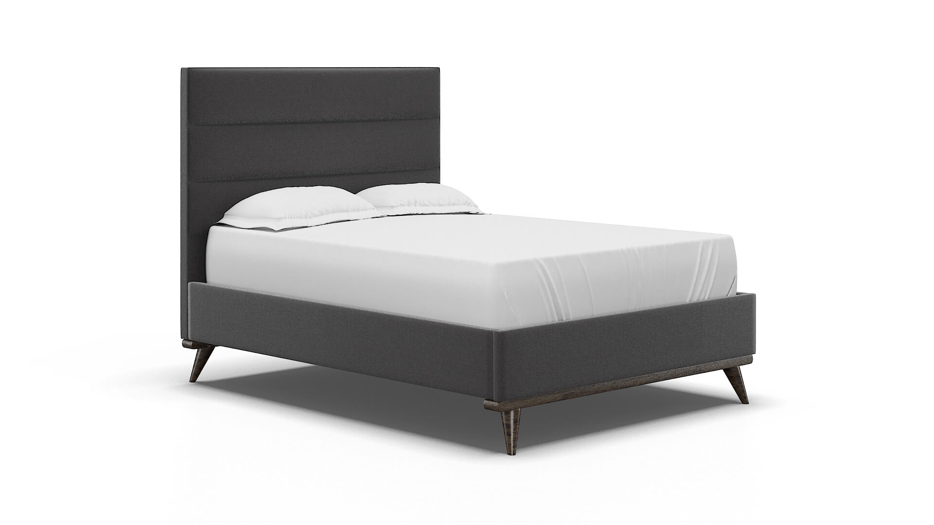 Isla Catalina Charcoal Bed espresso legs 2