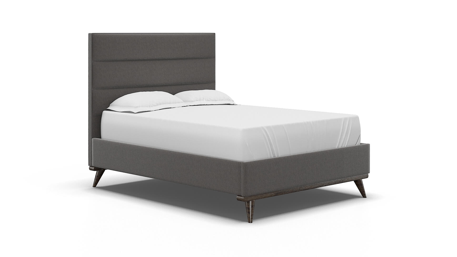 Isla Cosmo Charcoal Bed espresso legs 2